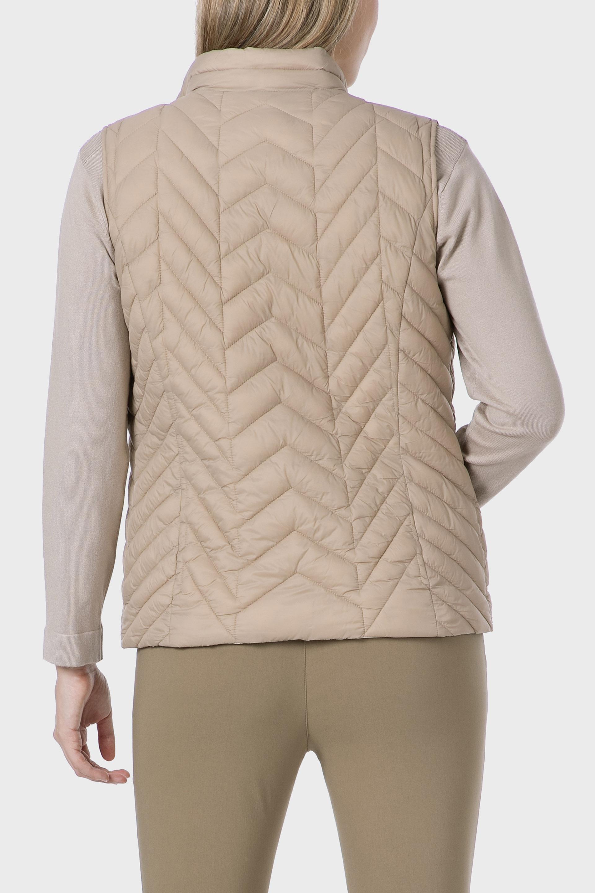 Multicolour Reversible Waistcoat, Beige, medium