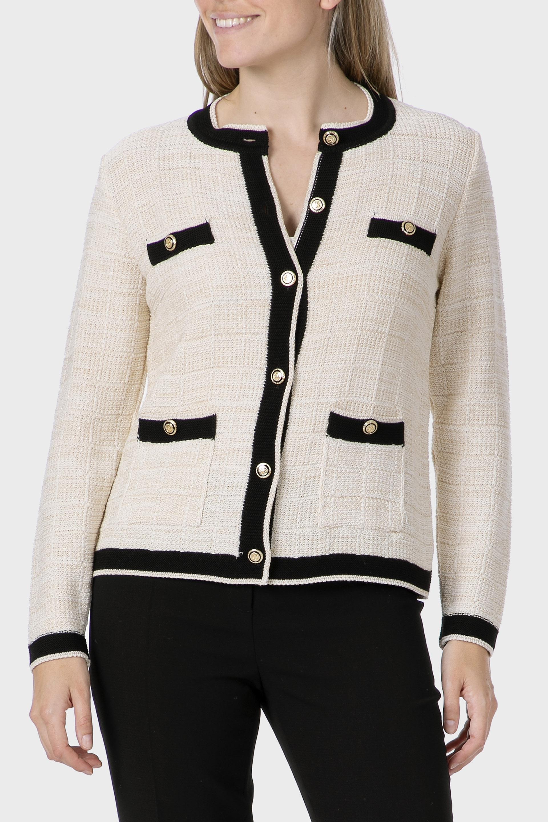 جاكيت بجيوب، كريمي, White Off White, medium