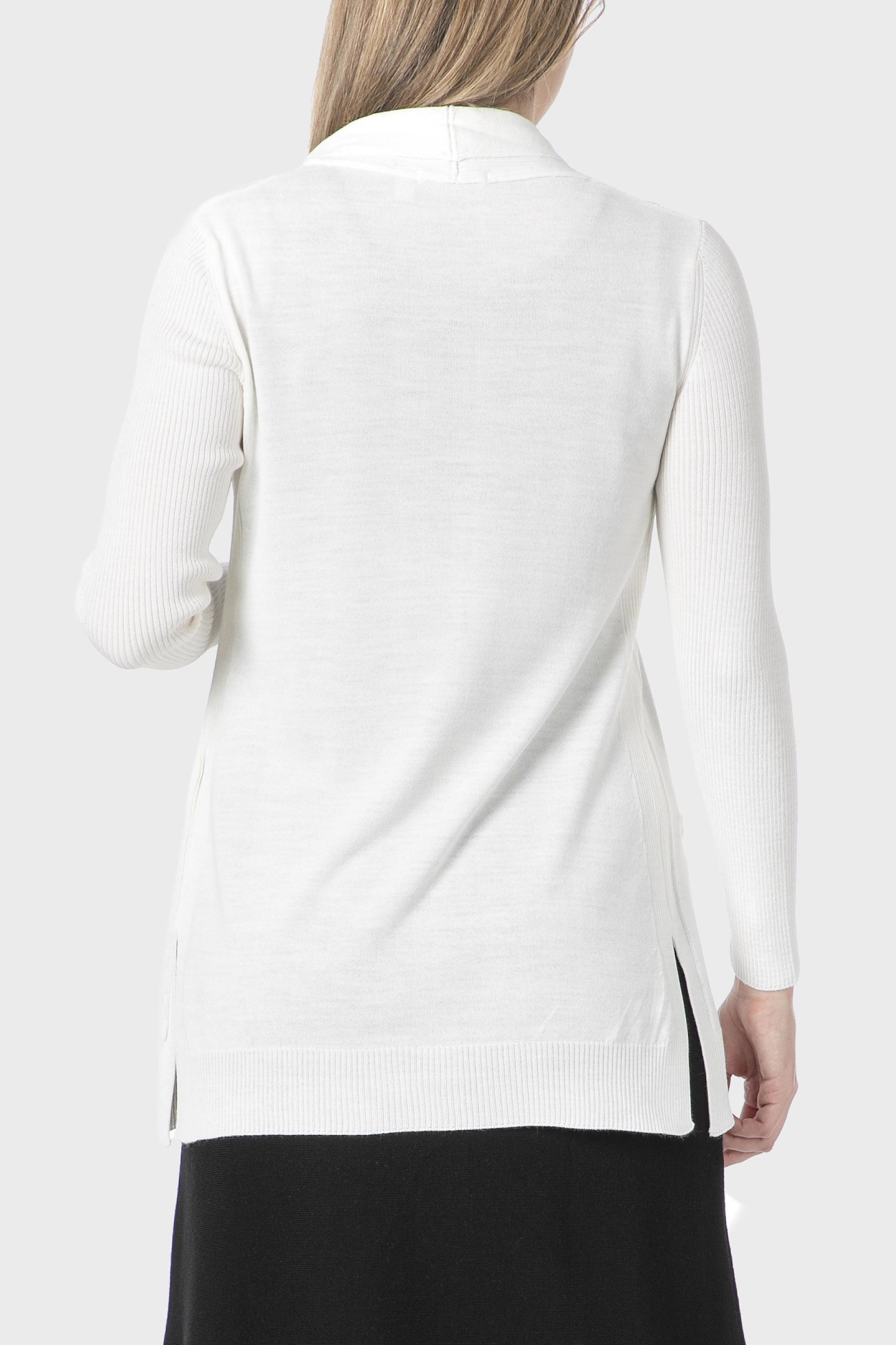 جاكيت مفتوح، أبيض, White Off White, medium