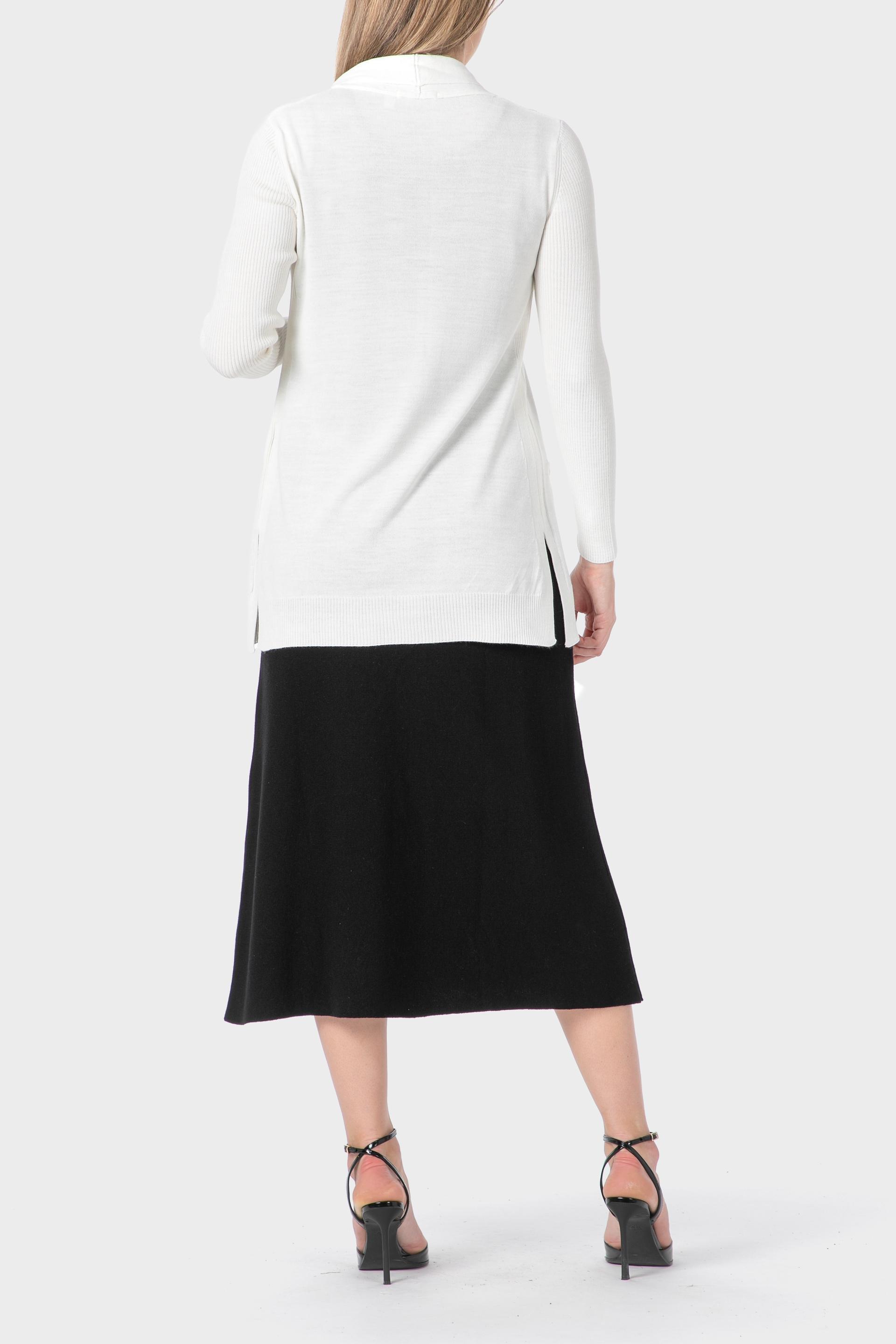 White Open Jacket, White Off White, large image number 3