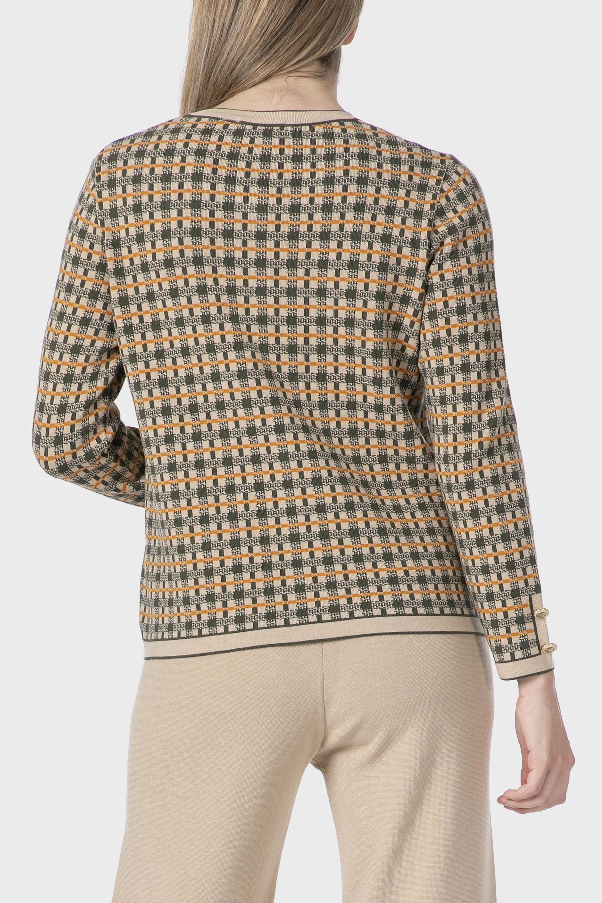 Multicolour Checked Jacket, 3701_126, medium