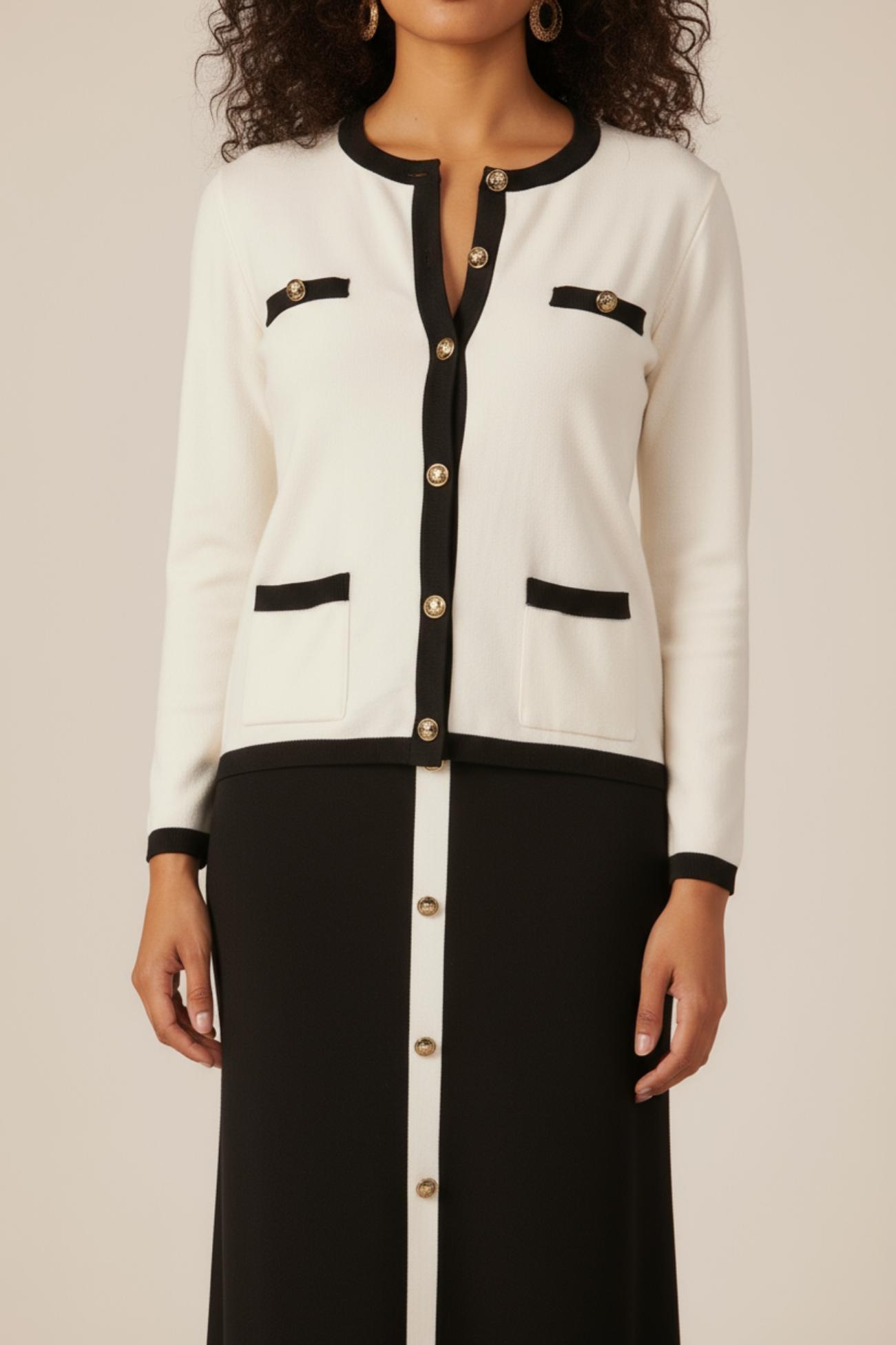 White Jacket With Pockets, 3701_121, large image number 5