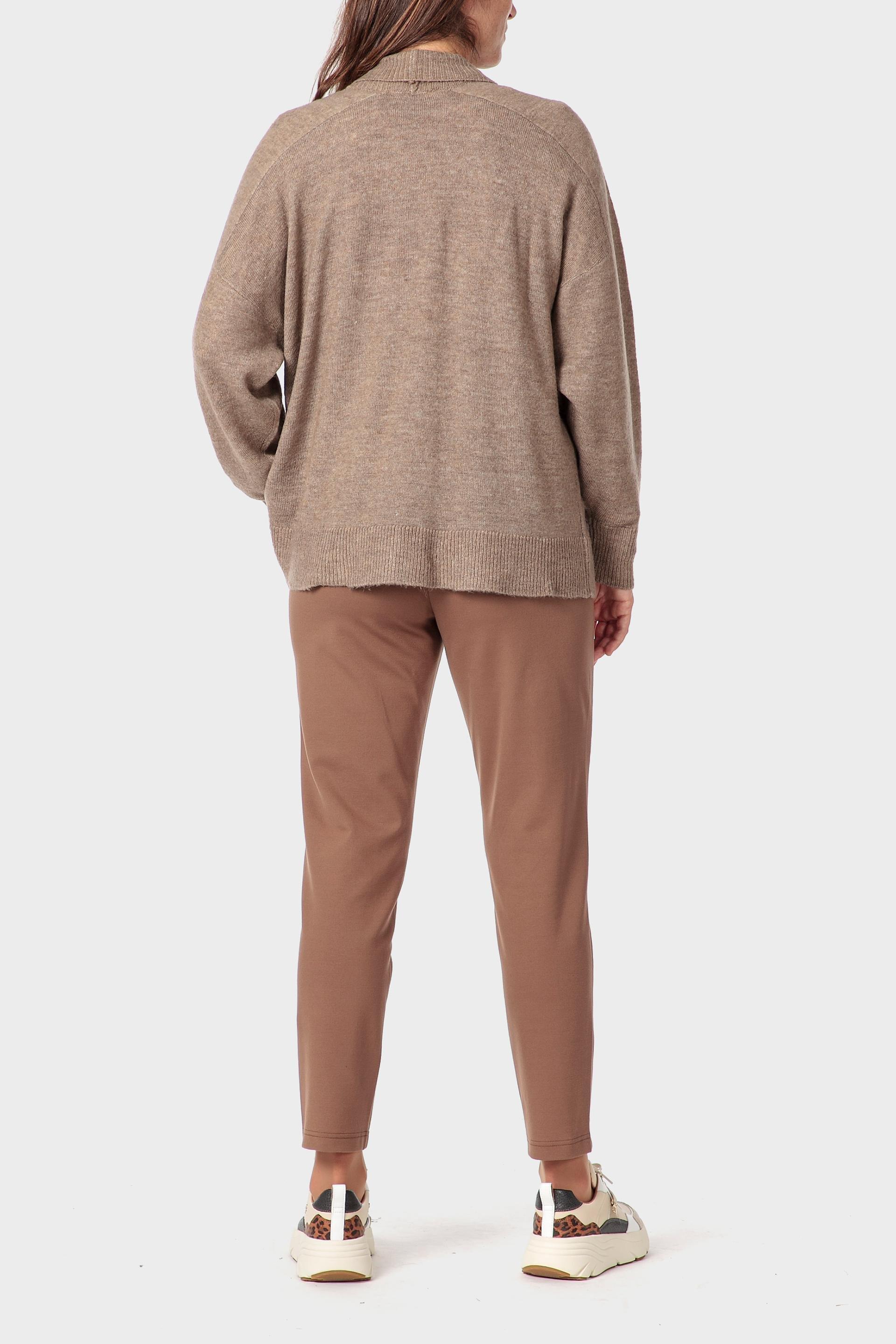 Brown Open Jacket, Brown Tobacco, large image number 3
