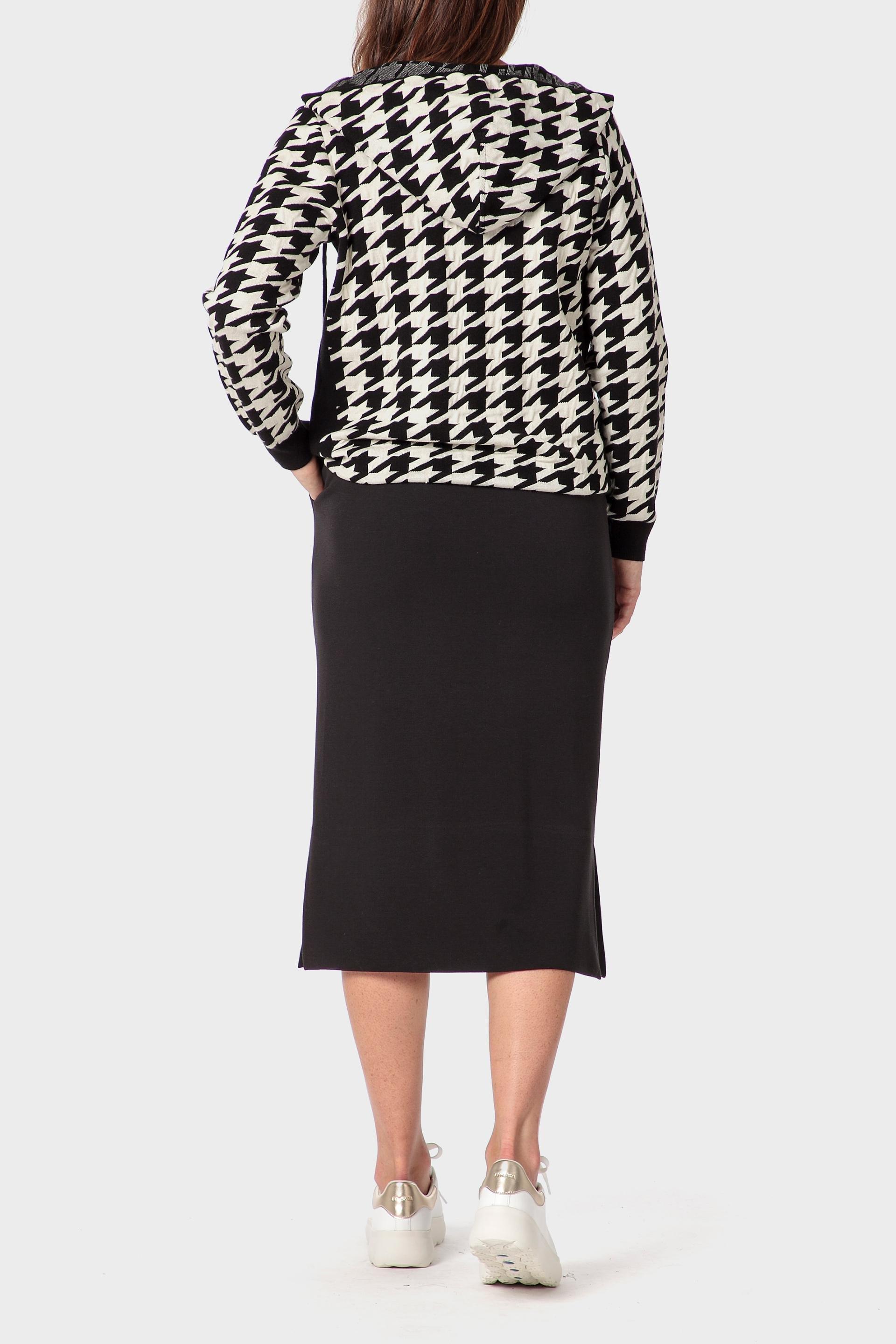 Multicolour Jacquard Jacket, Black, large image number 3