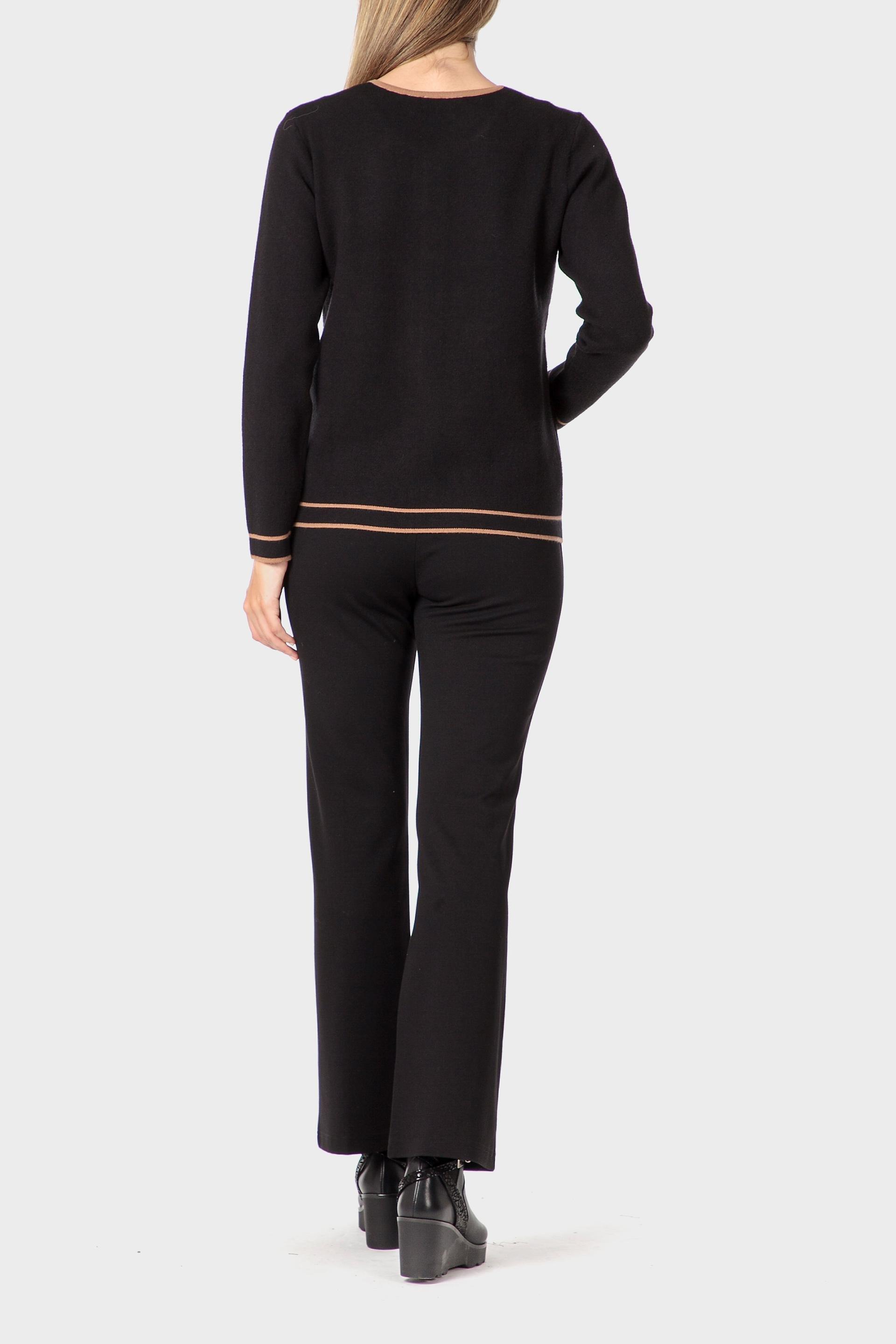 Black Two Tone Jacket, 3701_120, large image number 3