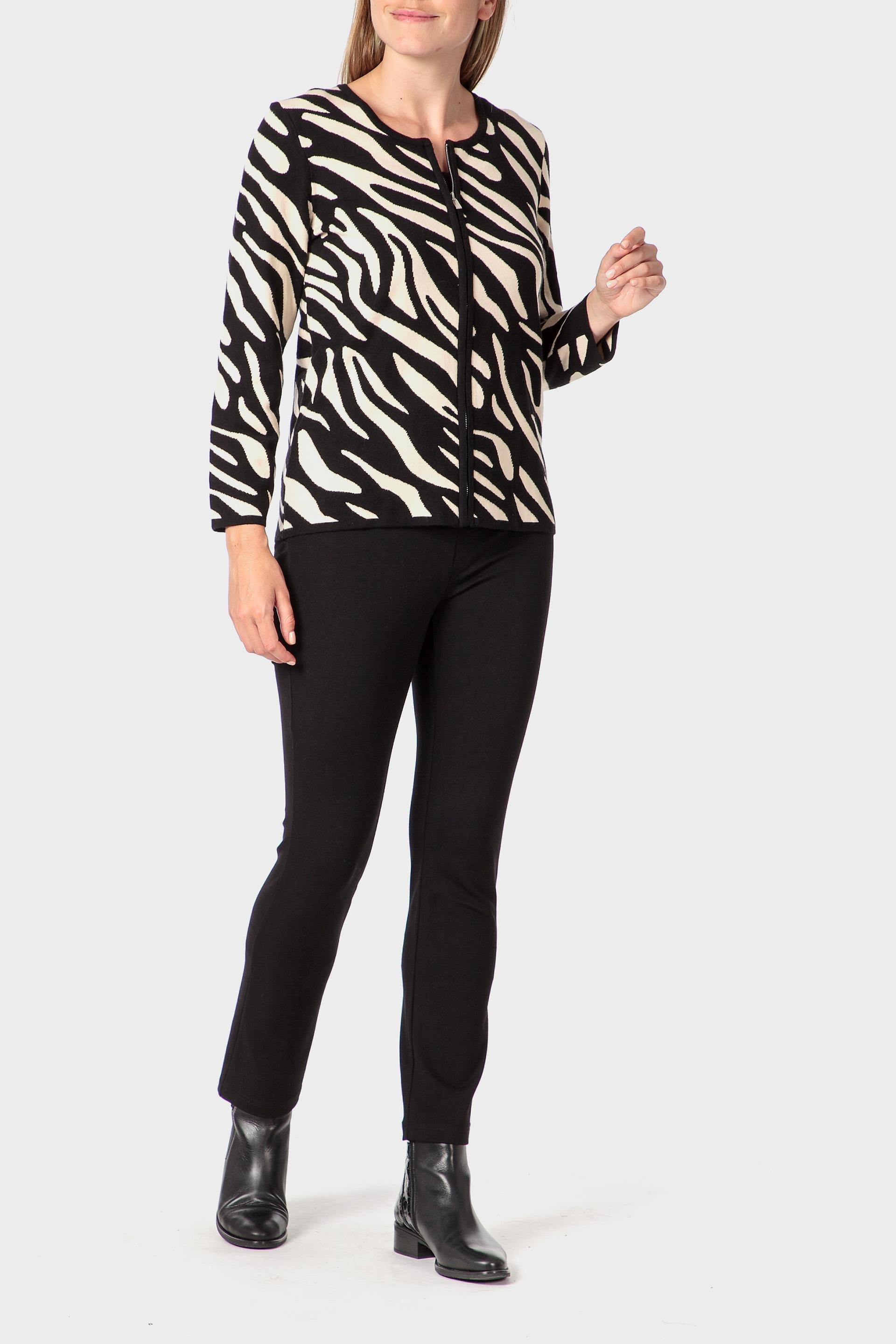 Black Jacquard Jacket, 3701_120, large image number 1