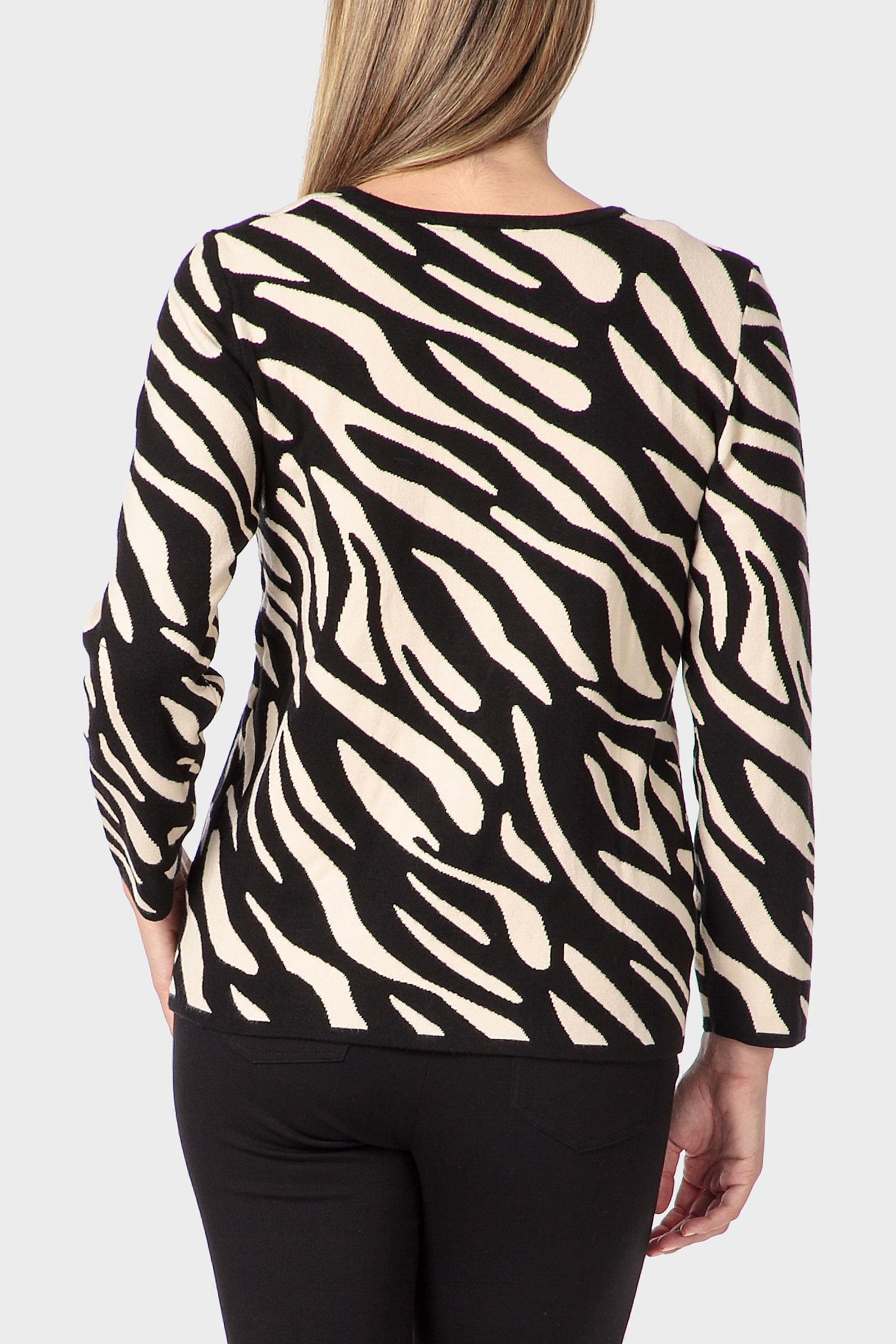 Black Jacquard Jacket, 3701_120, large image number 2