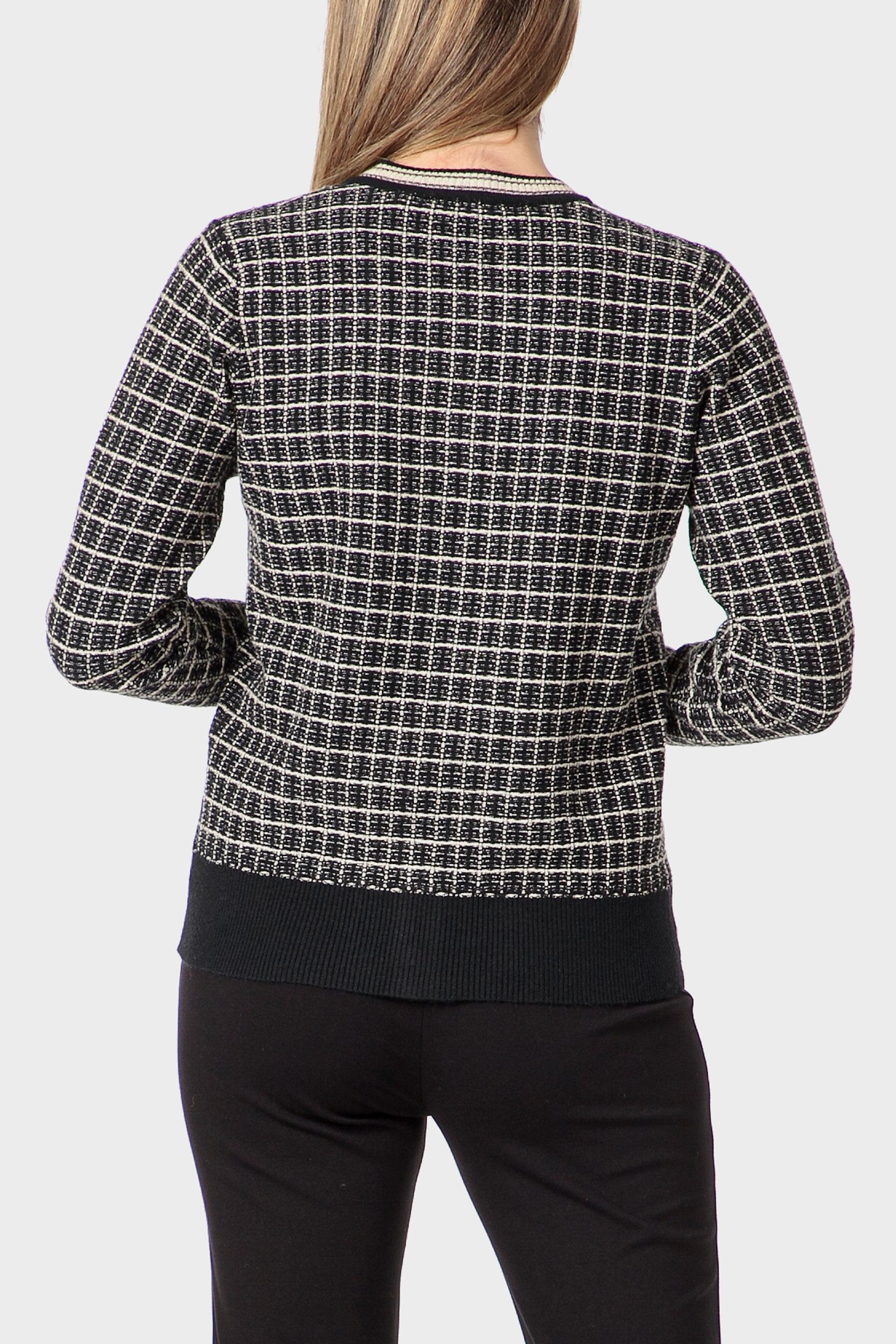 Black Metallic Thread Jacket, Black, large image number 2