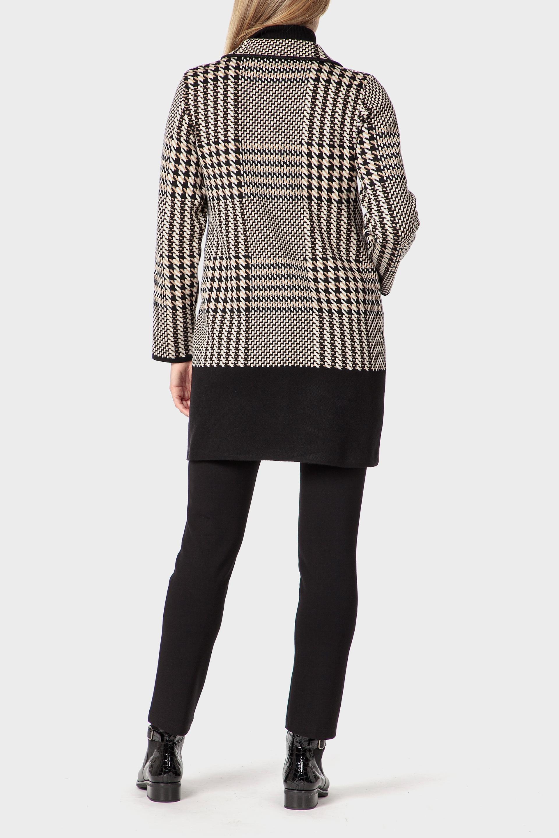 Black Long Jacket, Black, large image number 3