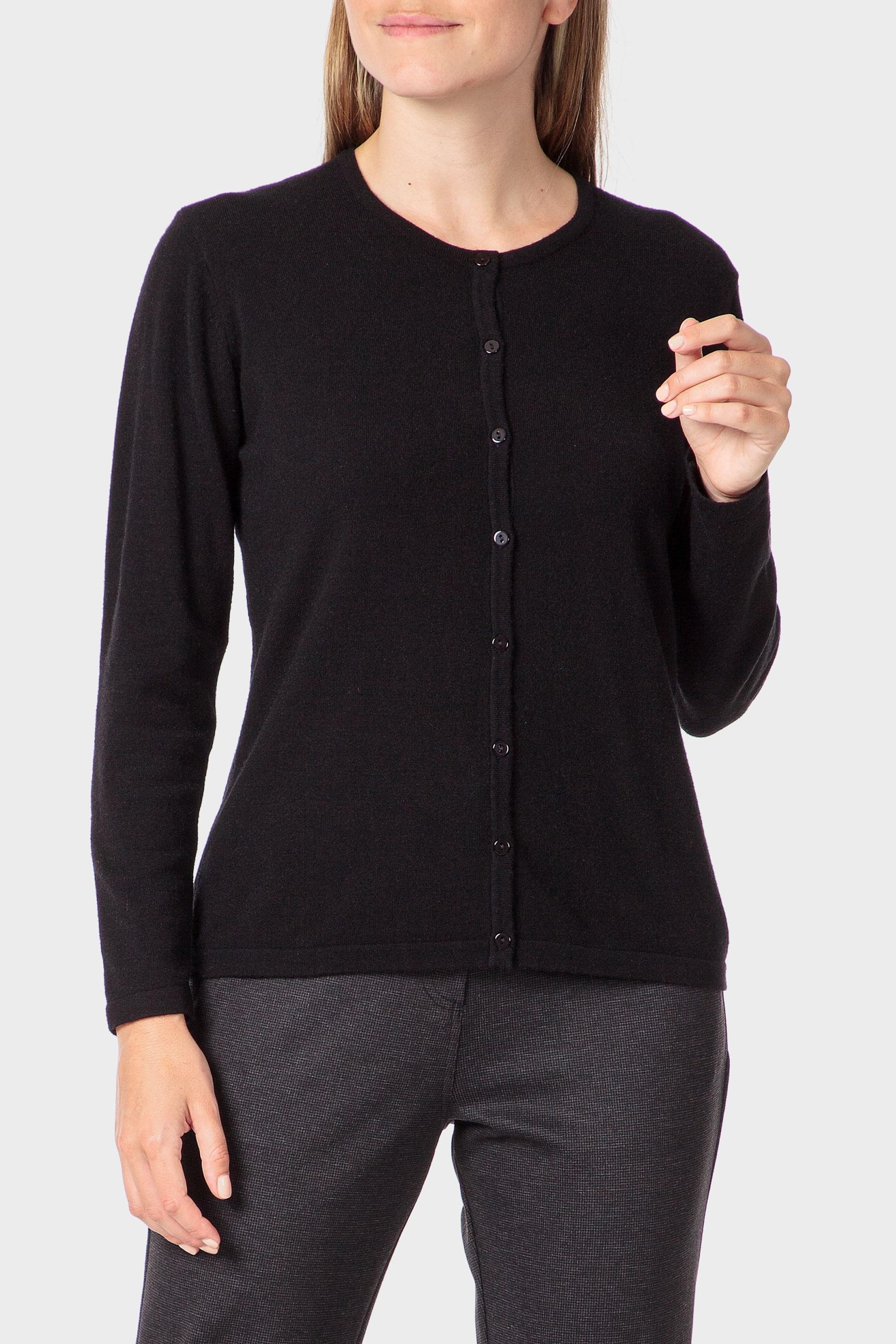 Black Basic Jacket, Black, large image number 0