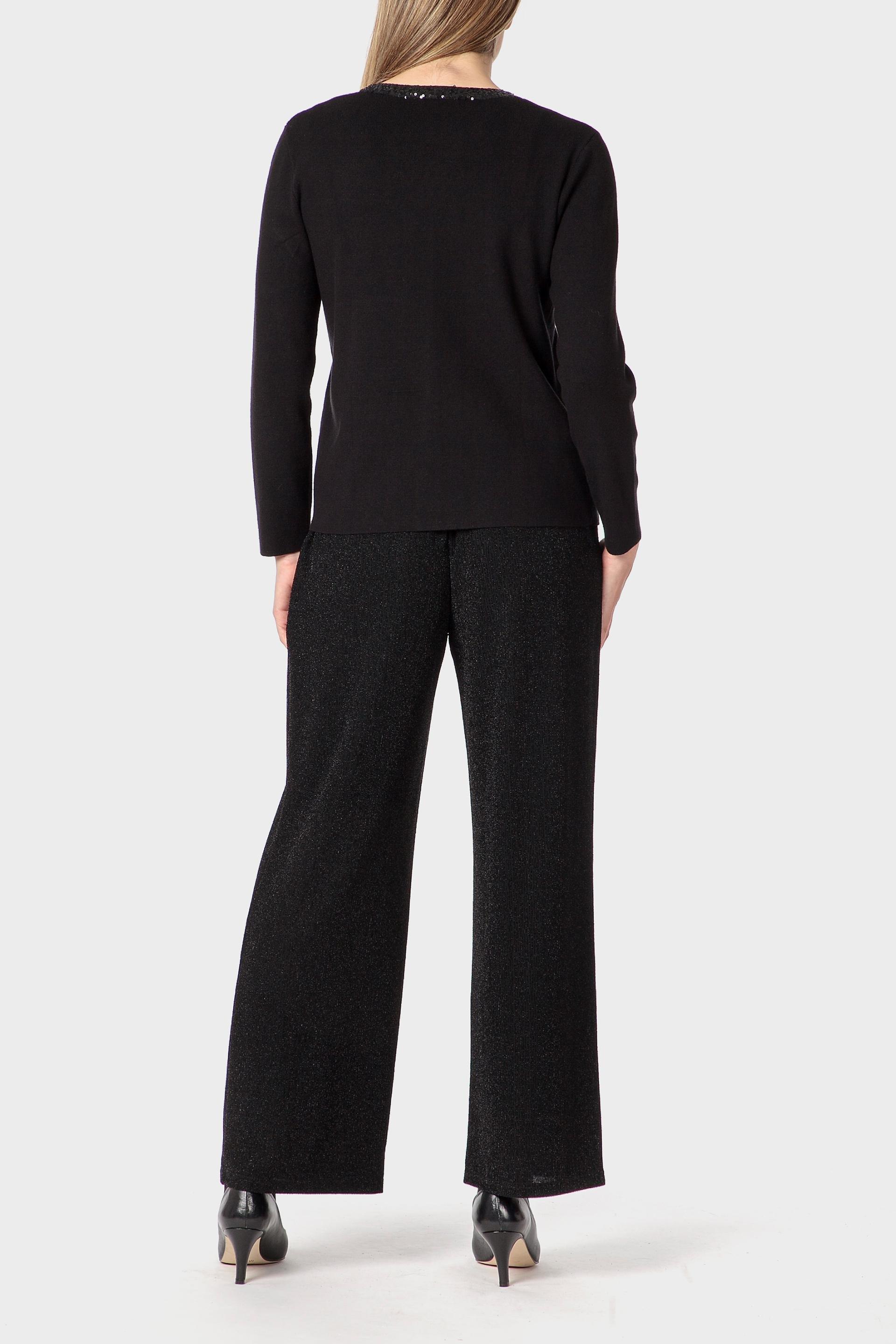 Black Sequins Jacket, Black, large image number 3