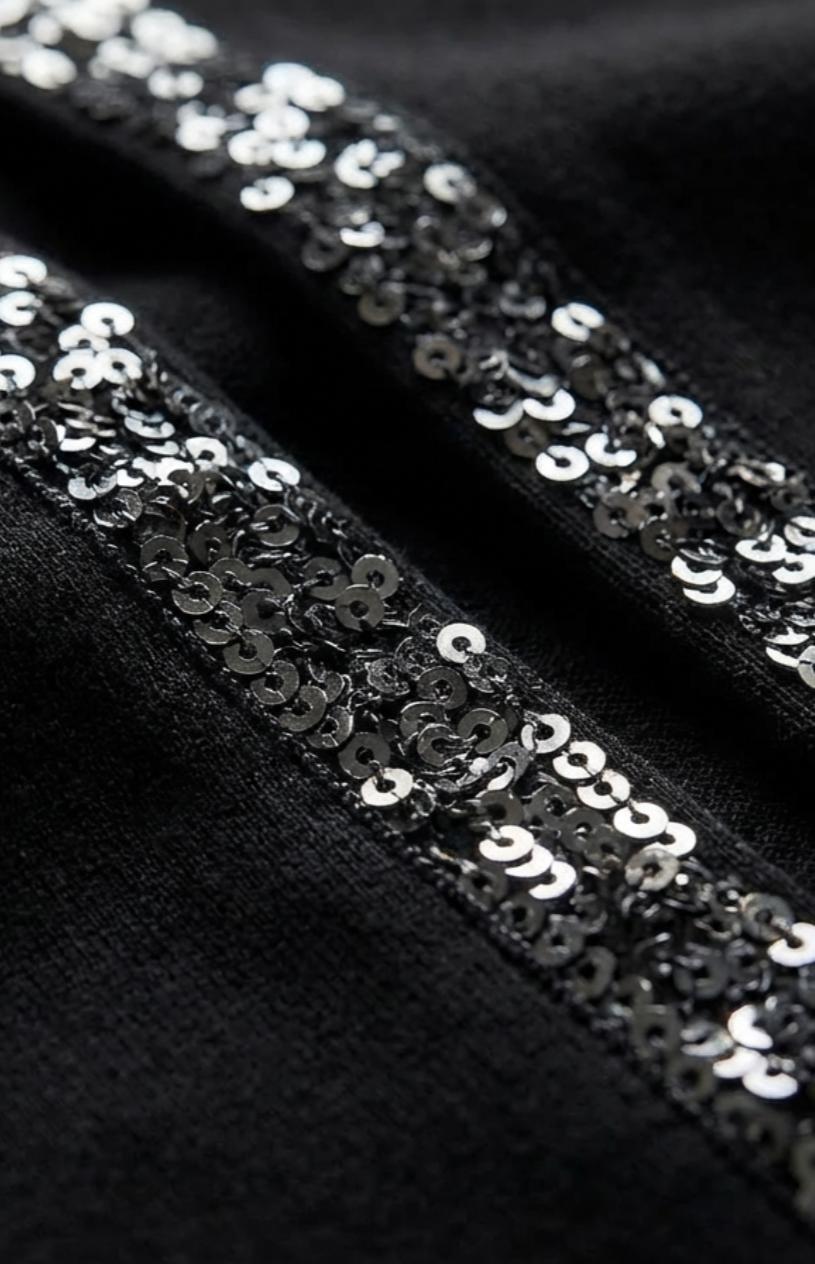 جاكيت مزين بالترتر، أسود, 3701_120, large image number 4