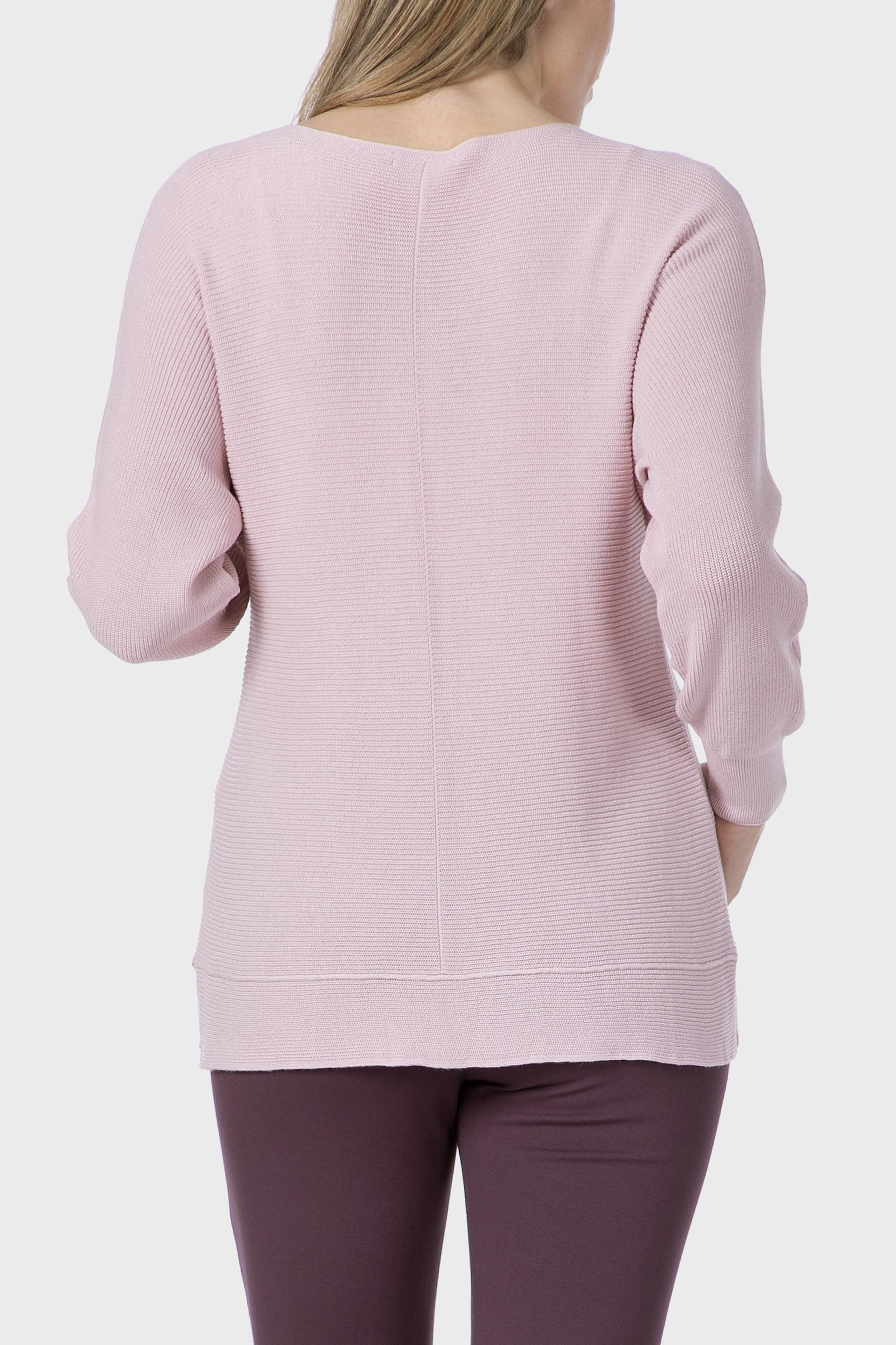 Pink Batwing Sleeve Sweater, Pink, large image number 2