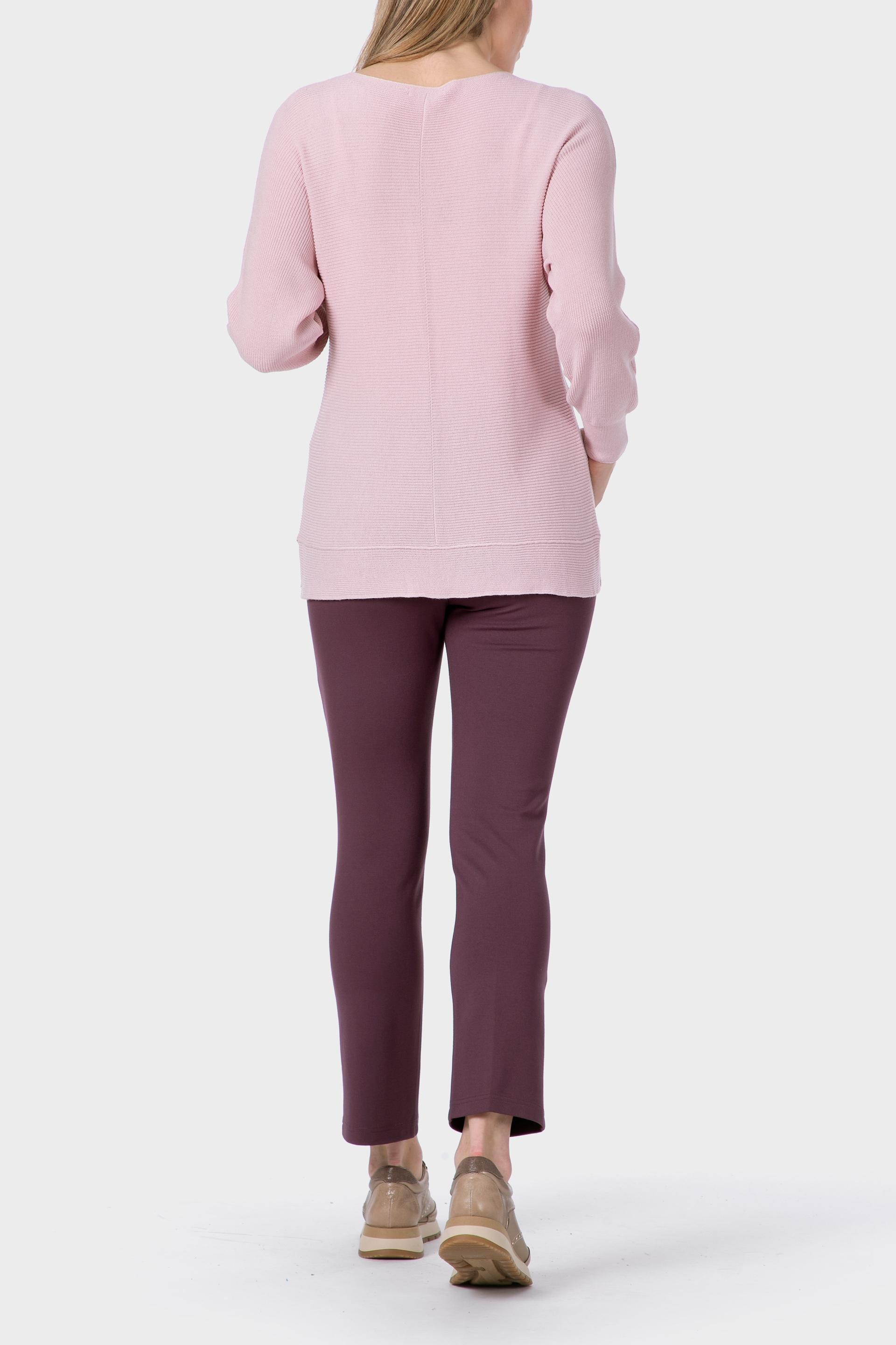 Pink Batwing Sleeve Sweater, Pink, large image number 3