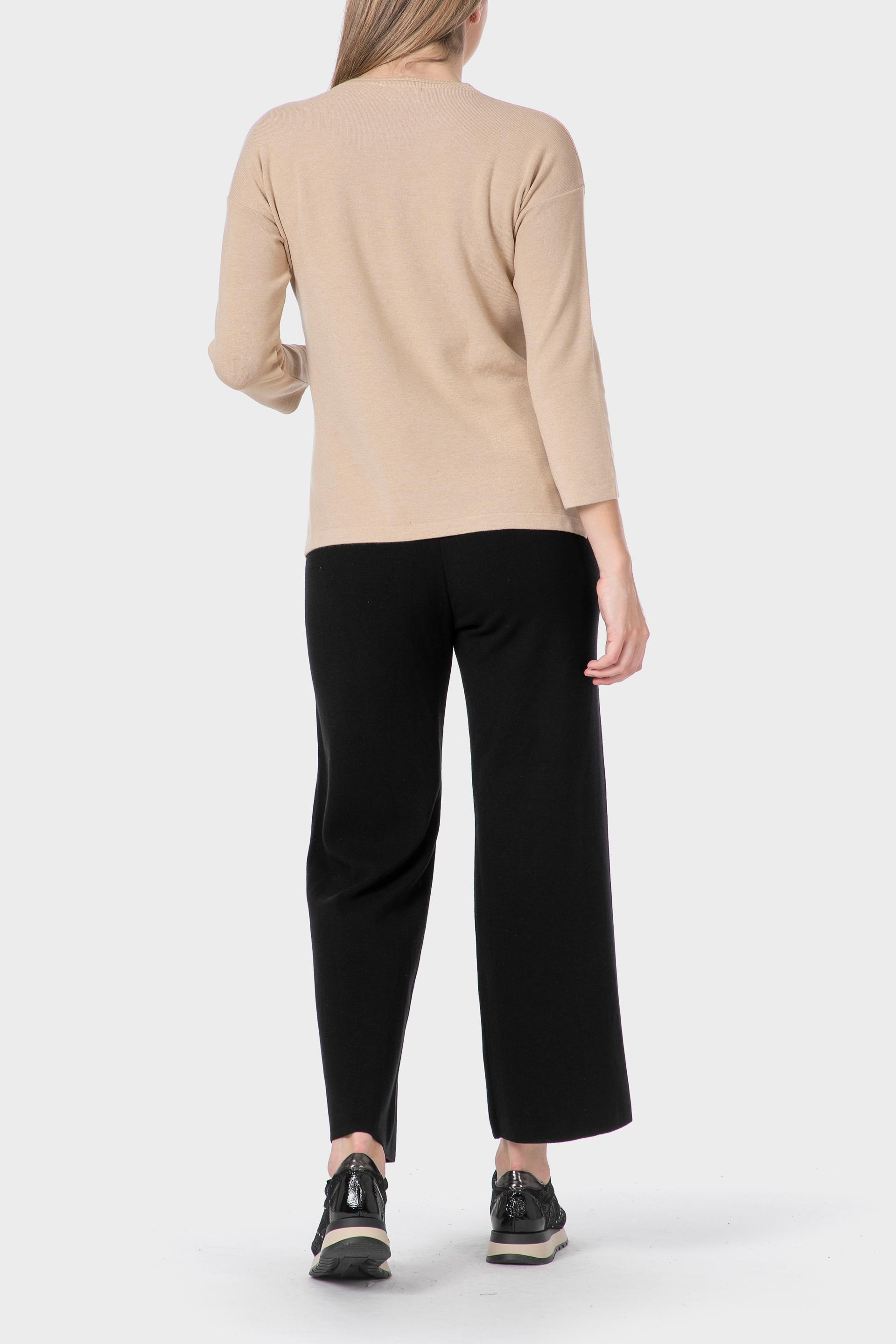 Beige Knitted Sweater, 3701_126, large image number 3