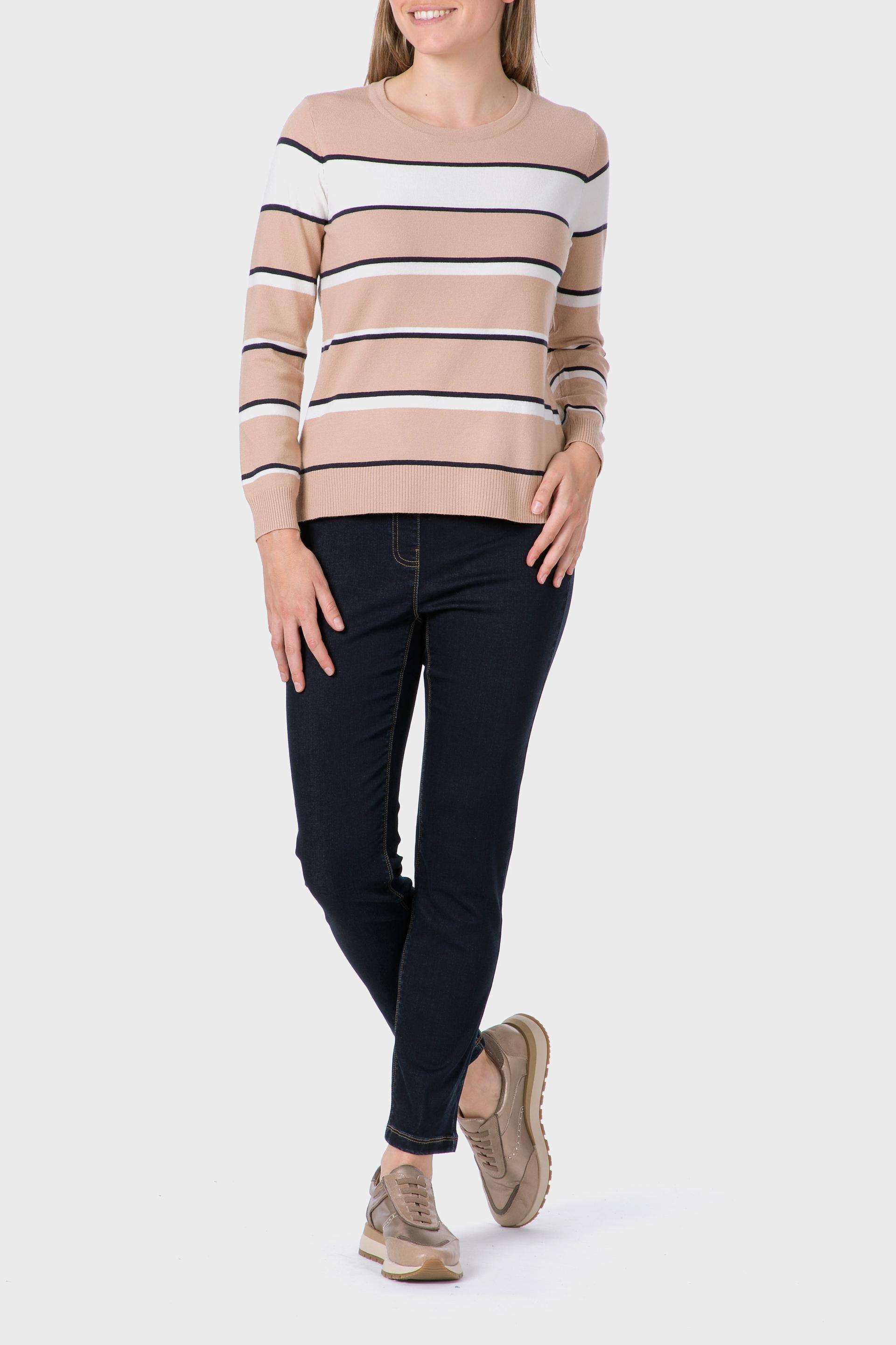 Multicolour Striped Sweater, , large image number 2