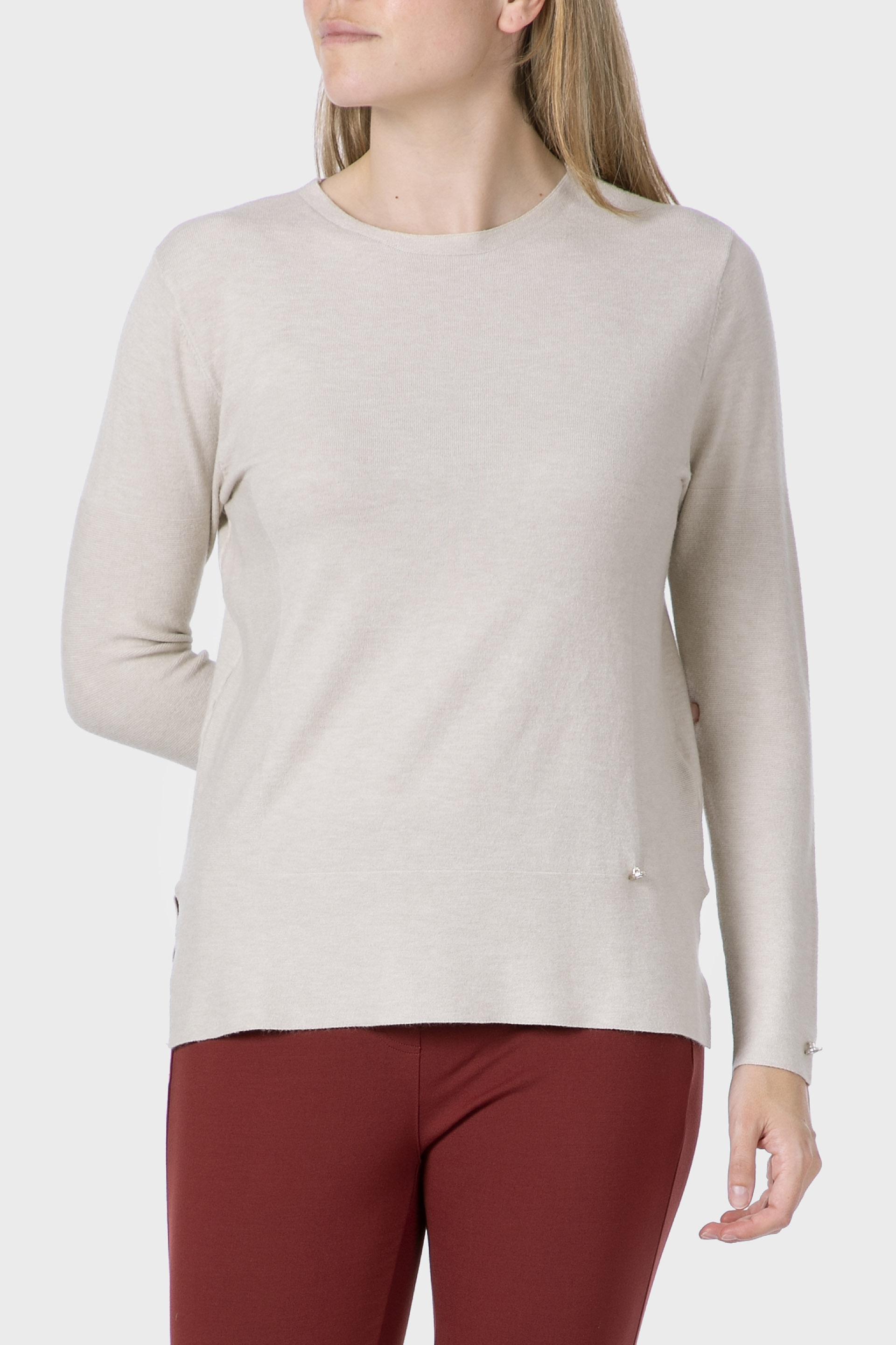 Beige Sweater, Beige, large image number 0