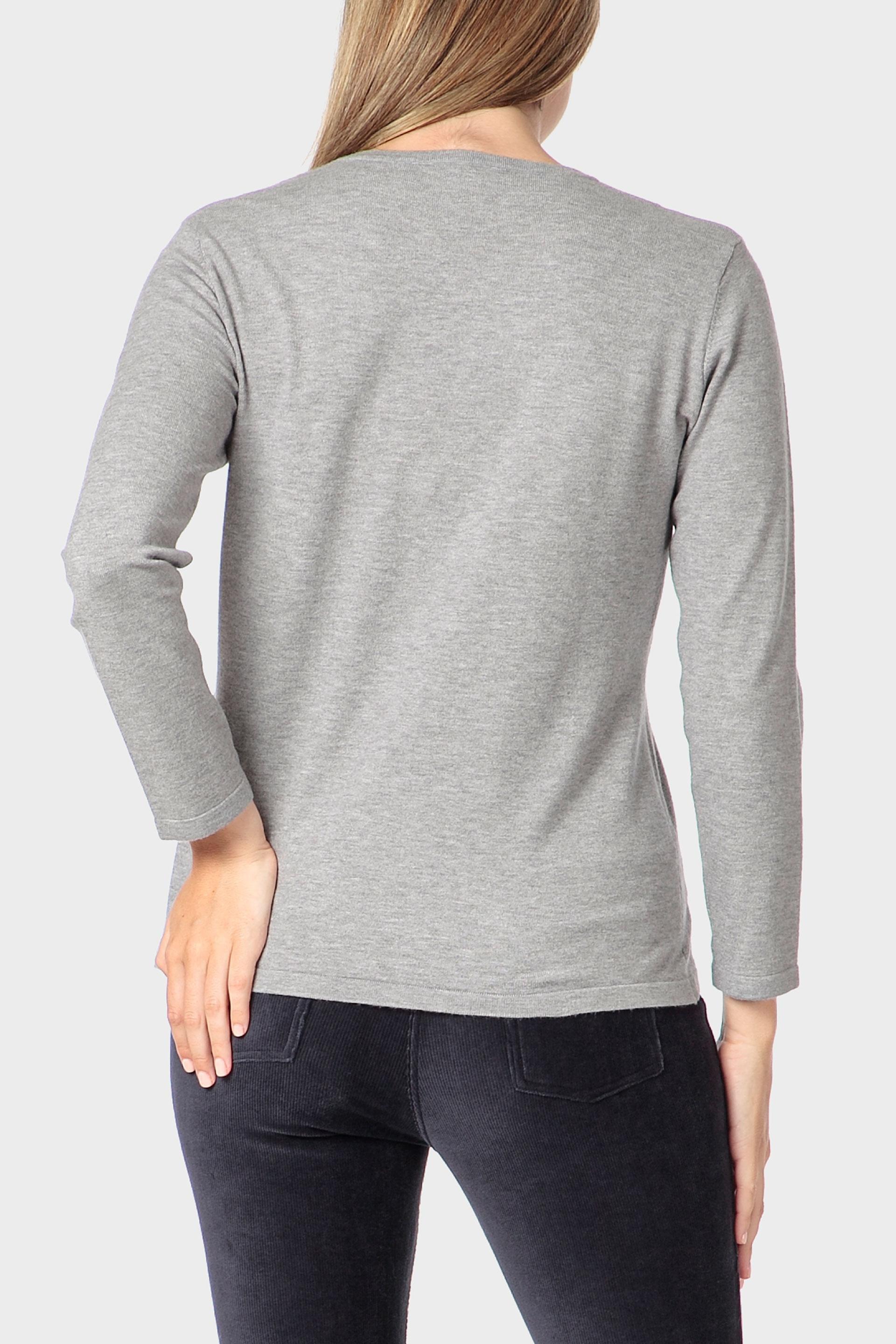 Grey Fantasy Sweater, Grey Melange, medium