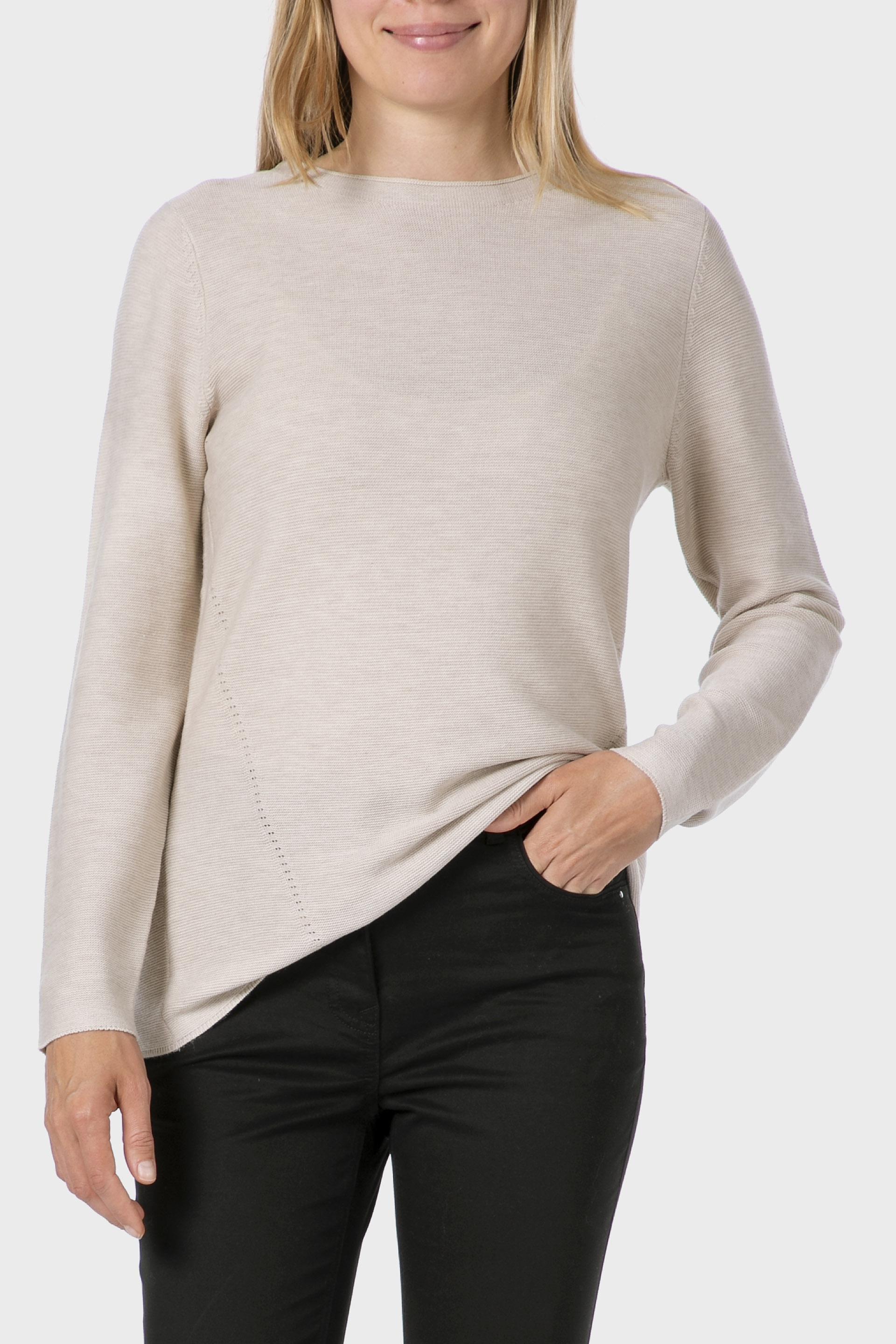 Beige Fantasy Sweater, Beige Melange, large image number 0