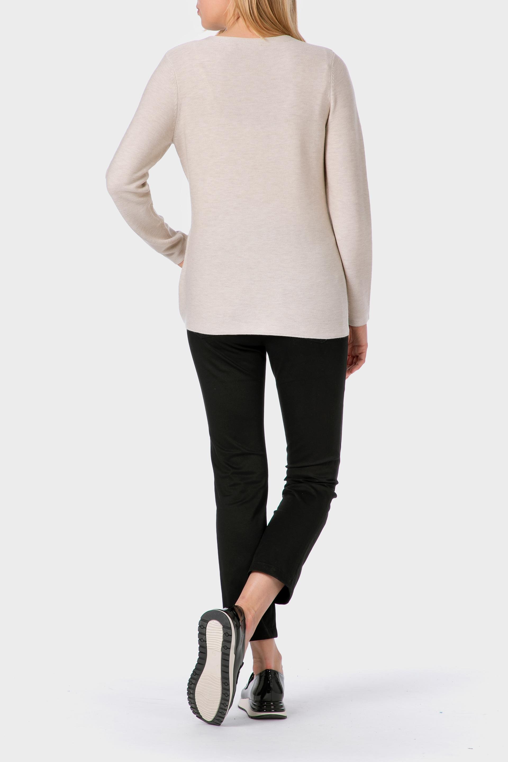 Beige Fantasy Sweater, Beige Melange, large image number 3