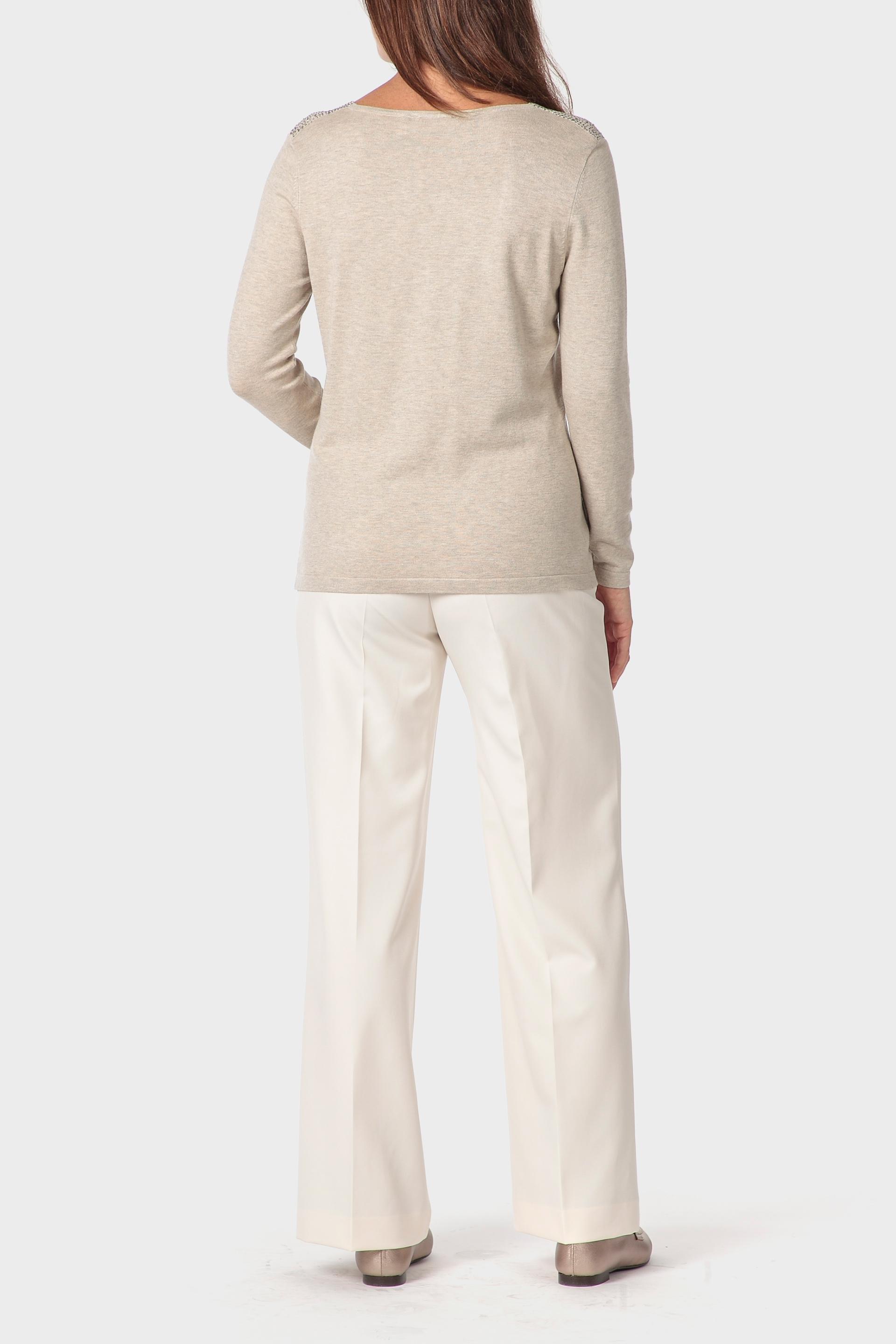 سترة فانتاسي بأحجار الراين، كريمي, Beige, large image number 3