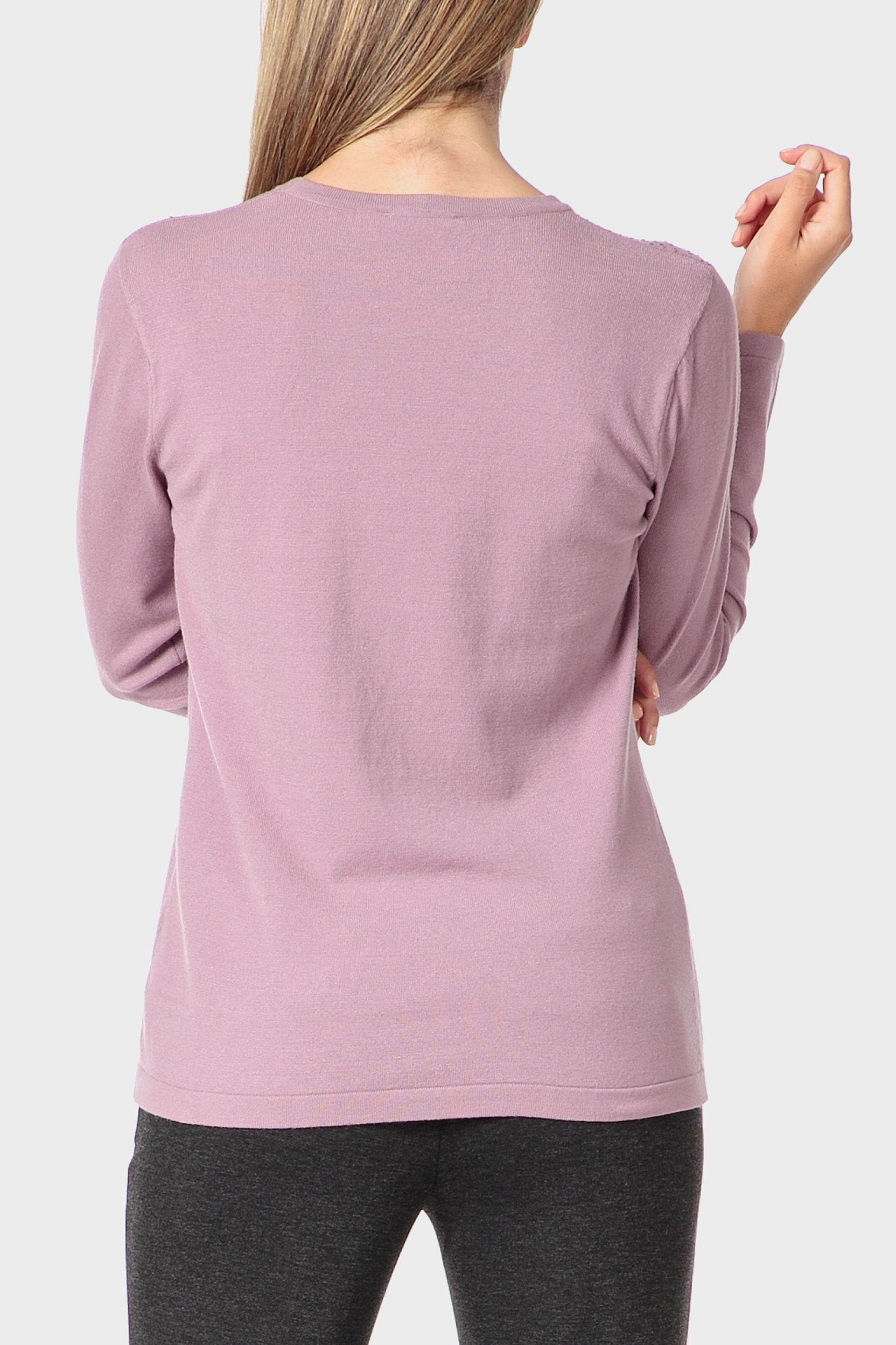 Purple Fantasy Sweater, Lillac Hydrangea, large image number 2