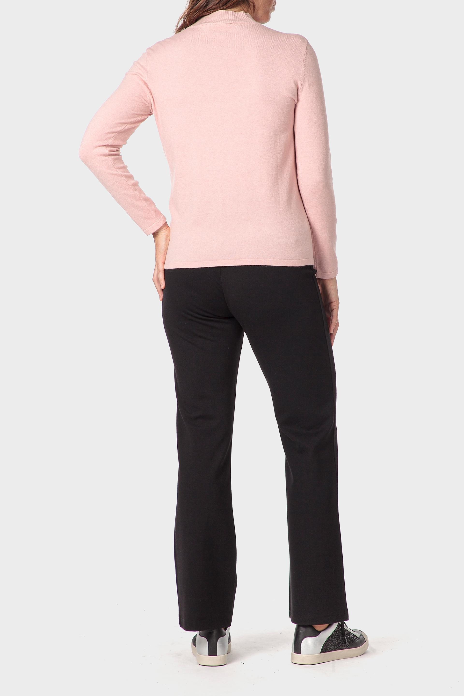 سترة بياقة شبه عالية، وردي, 3701_237, large image number 3