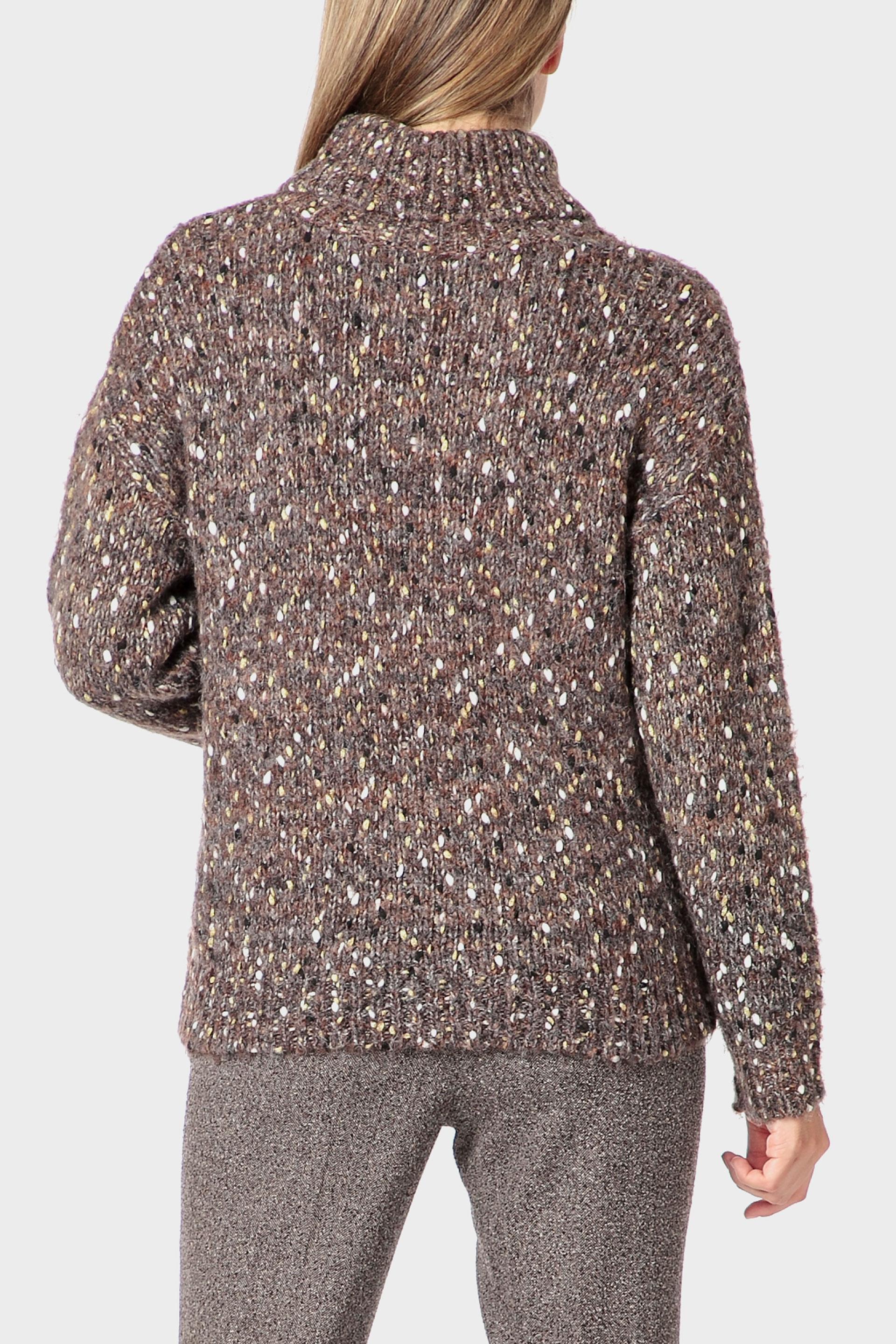 سترة بخيوط معدنية، بني, 3701_258, medium