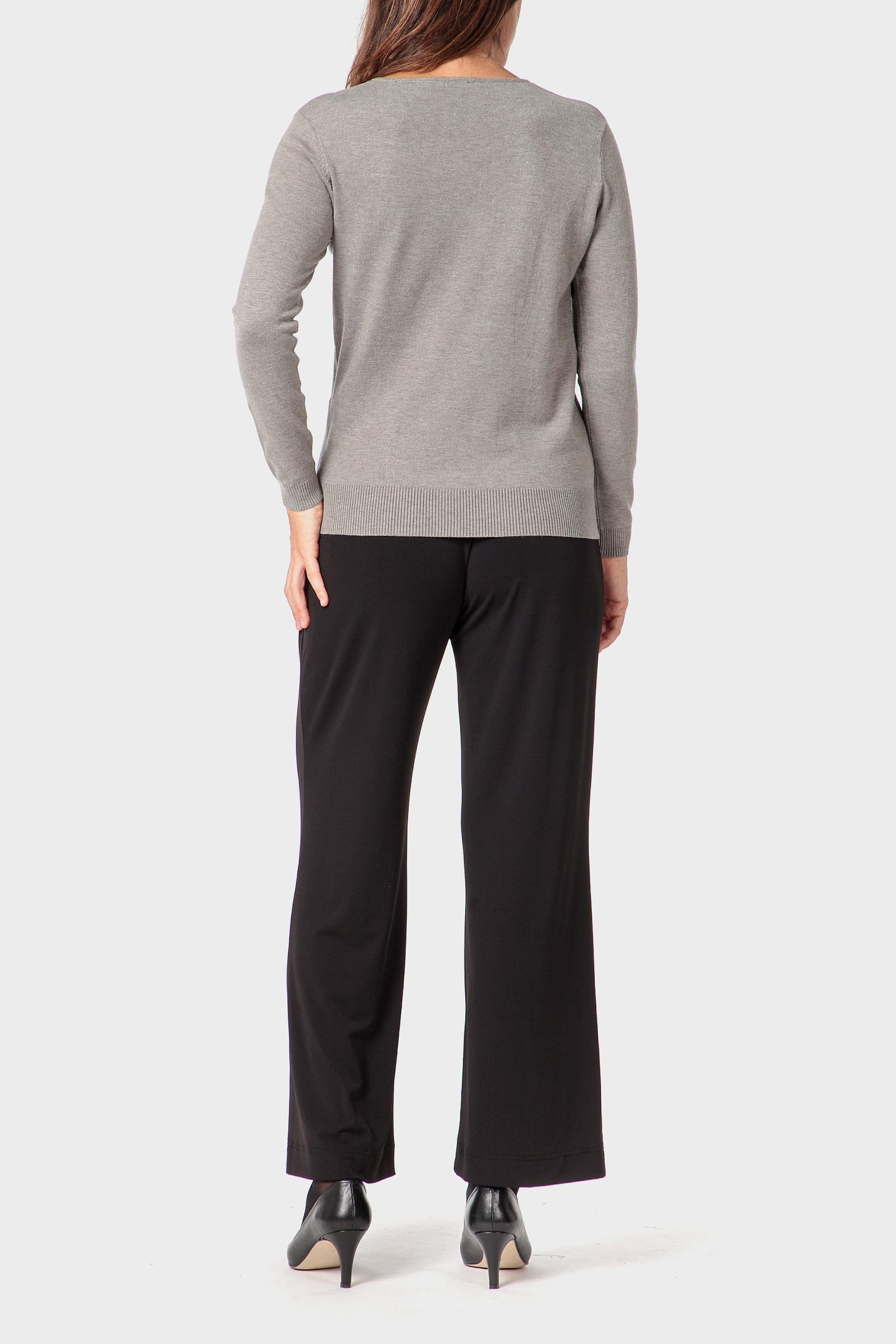 Grey Fantasy Sweater, Brown Mink, large image number 3