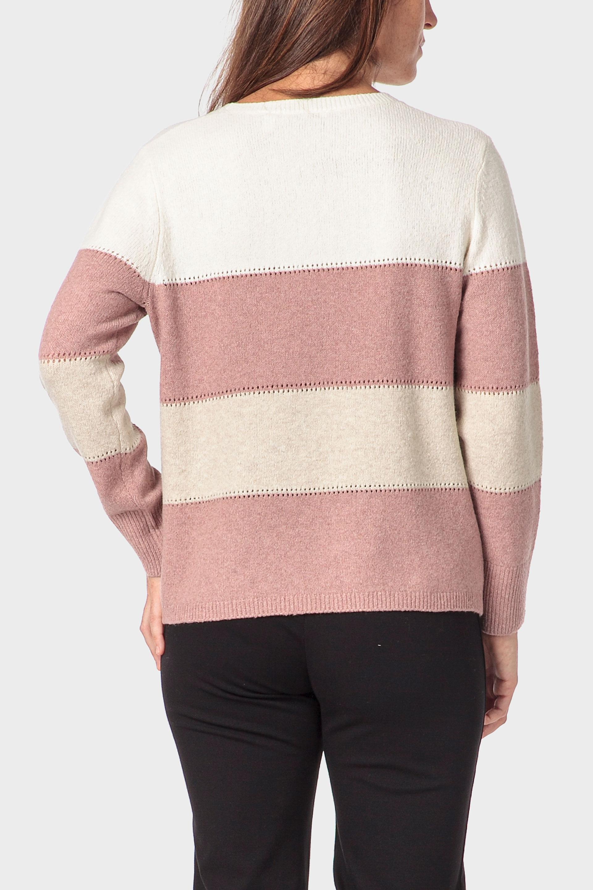 Pink Striped Sweater, 3701_348, medium
