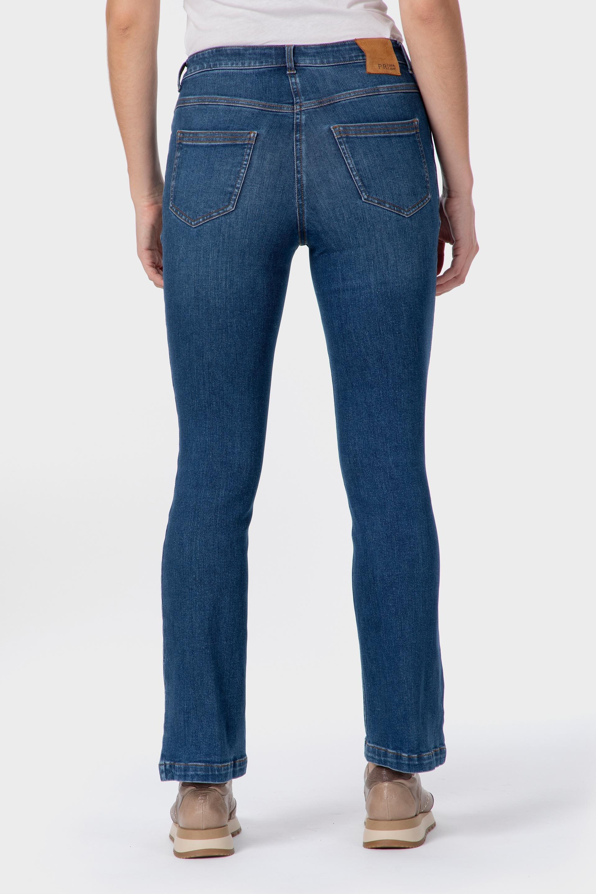 بنطال واسع من الأسفل, Blue Denim, large image number 2