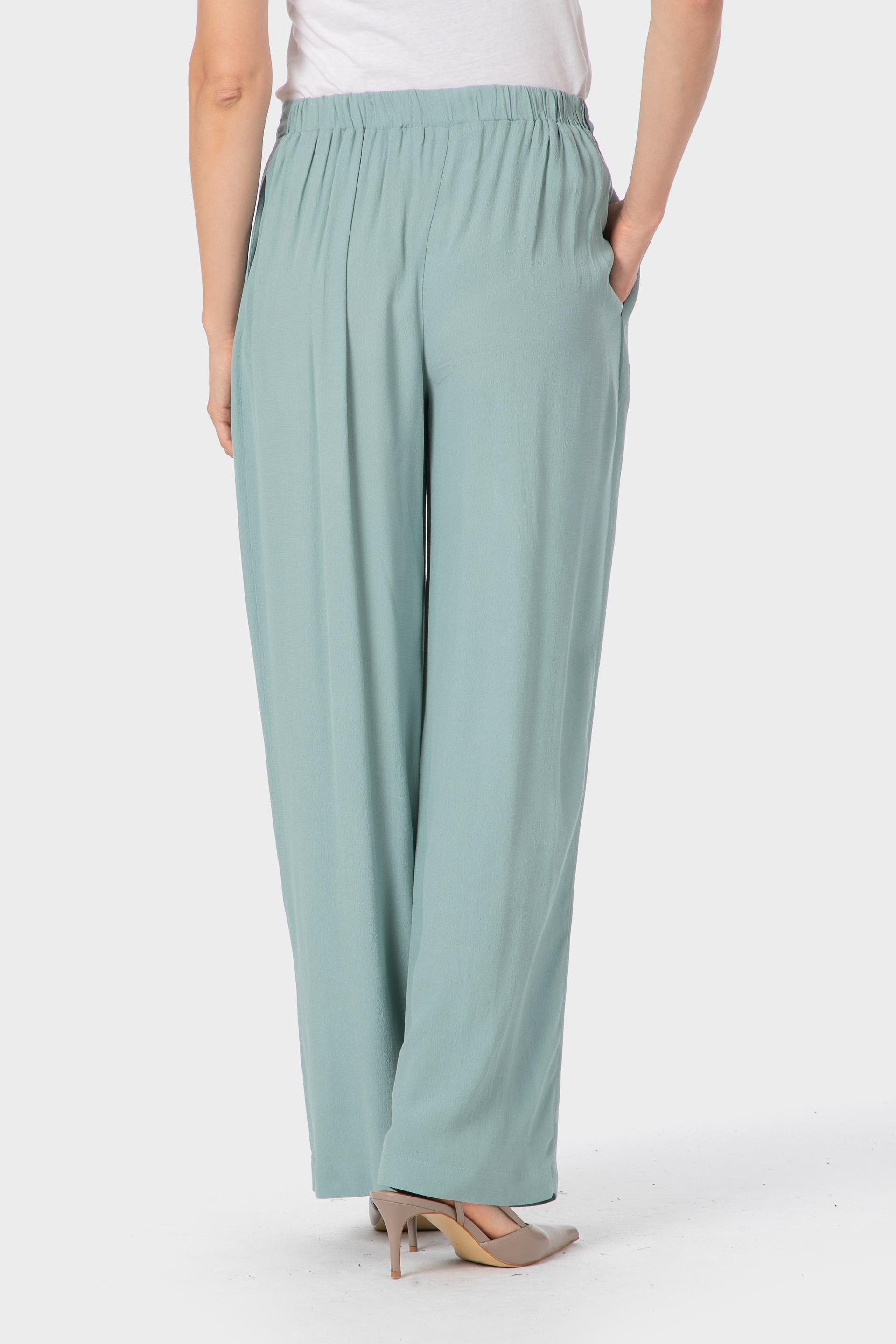 Blue Palazzo Trousers, 3701_234, medium