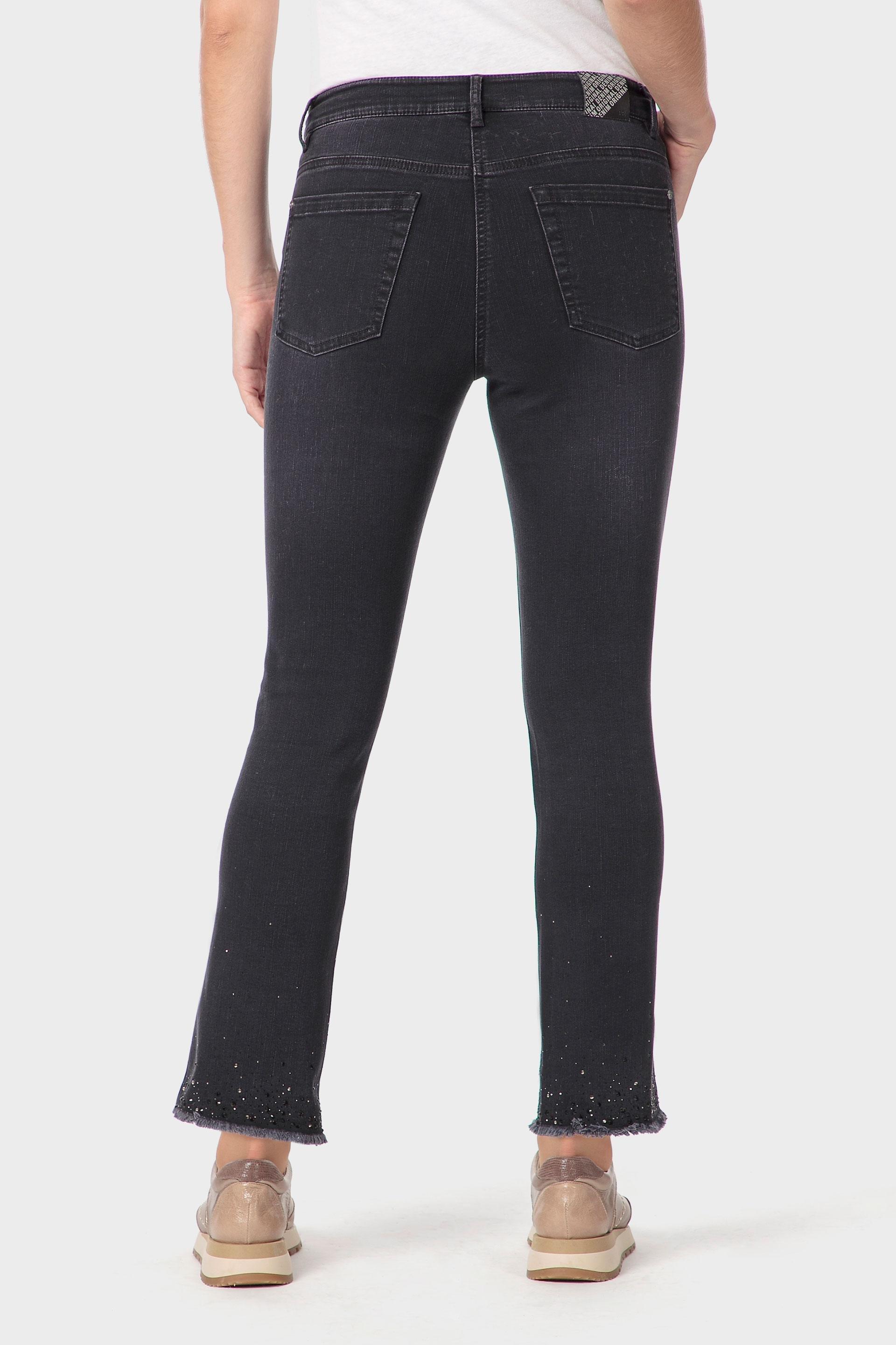 Black Fancy Jeans, 3701_120, large image number 2