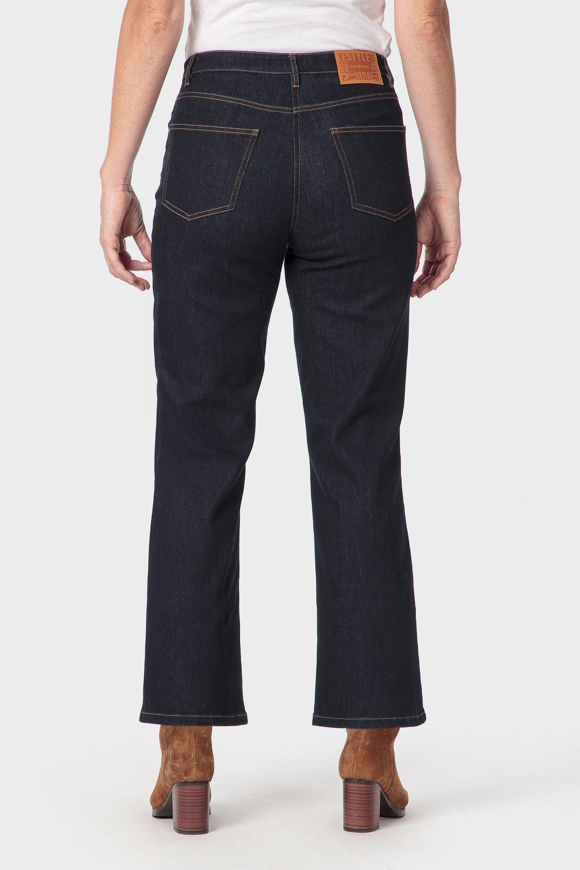 Navy Cropped Jeans, , large image number 2