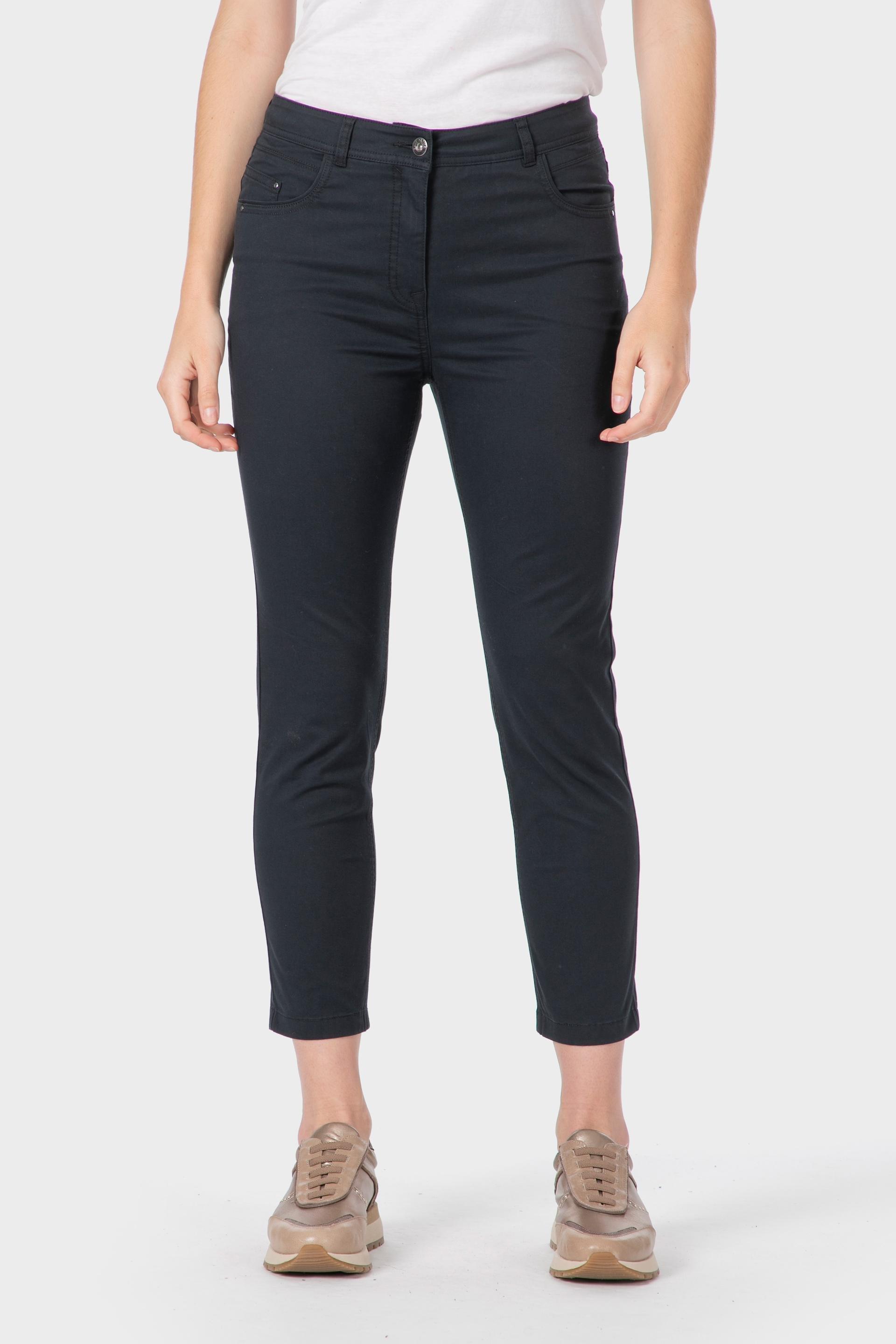 بنطال كابري قطن، أسود, Blue Navy, large image number 0