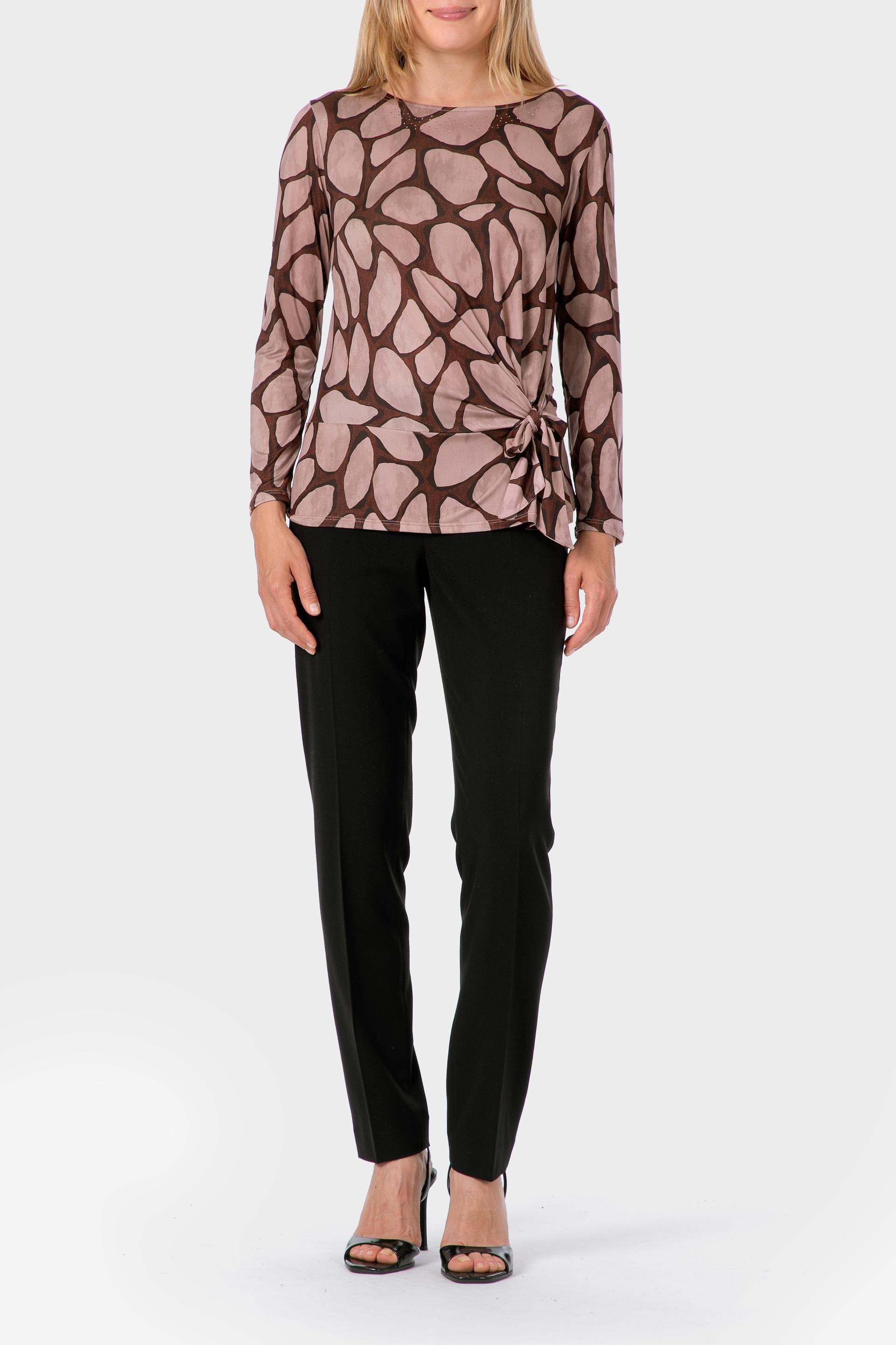 Black Viscose Trousers, , large image number 1