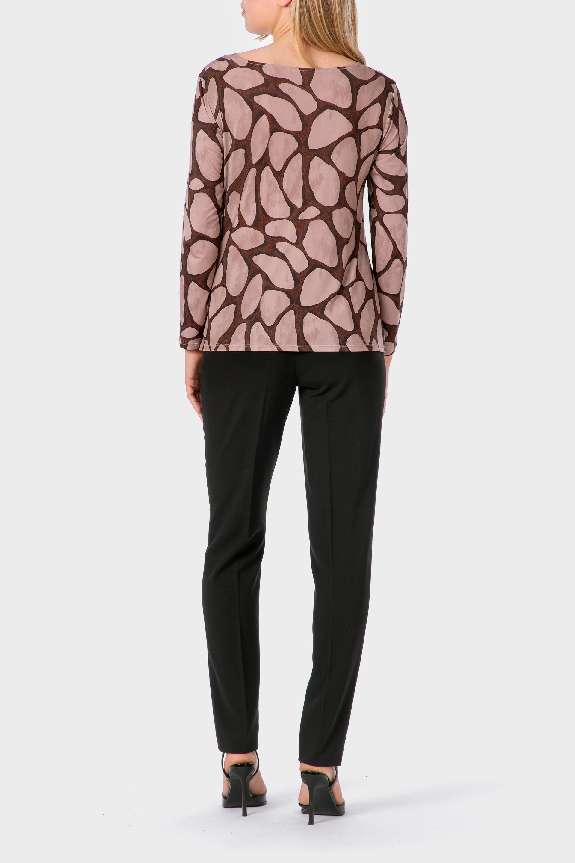 Black Viscose Trousers, Black, large image number 3