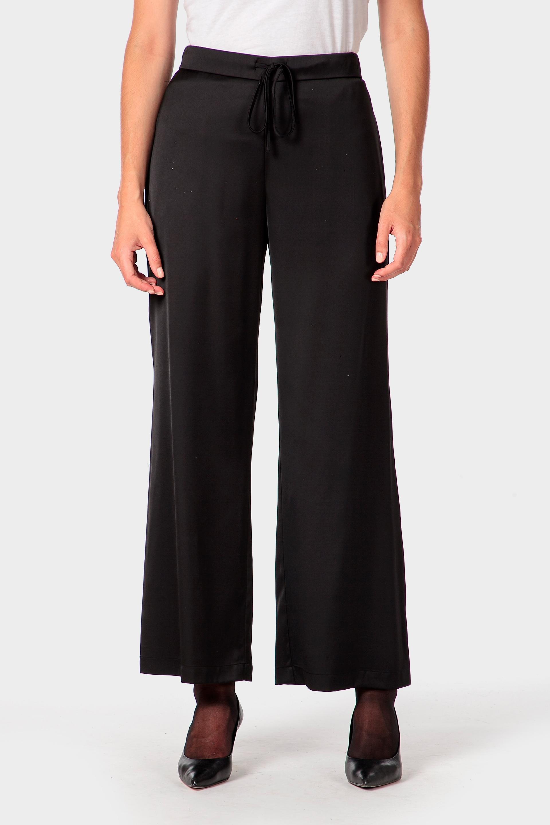 Black Satin Trousers, 3701_120, medium