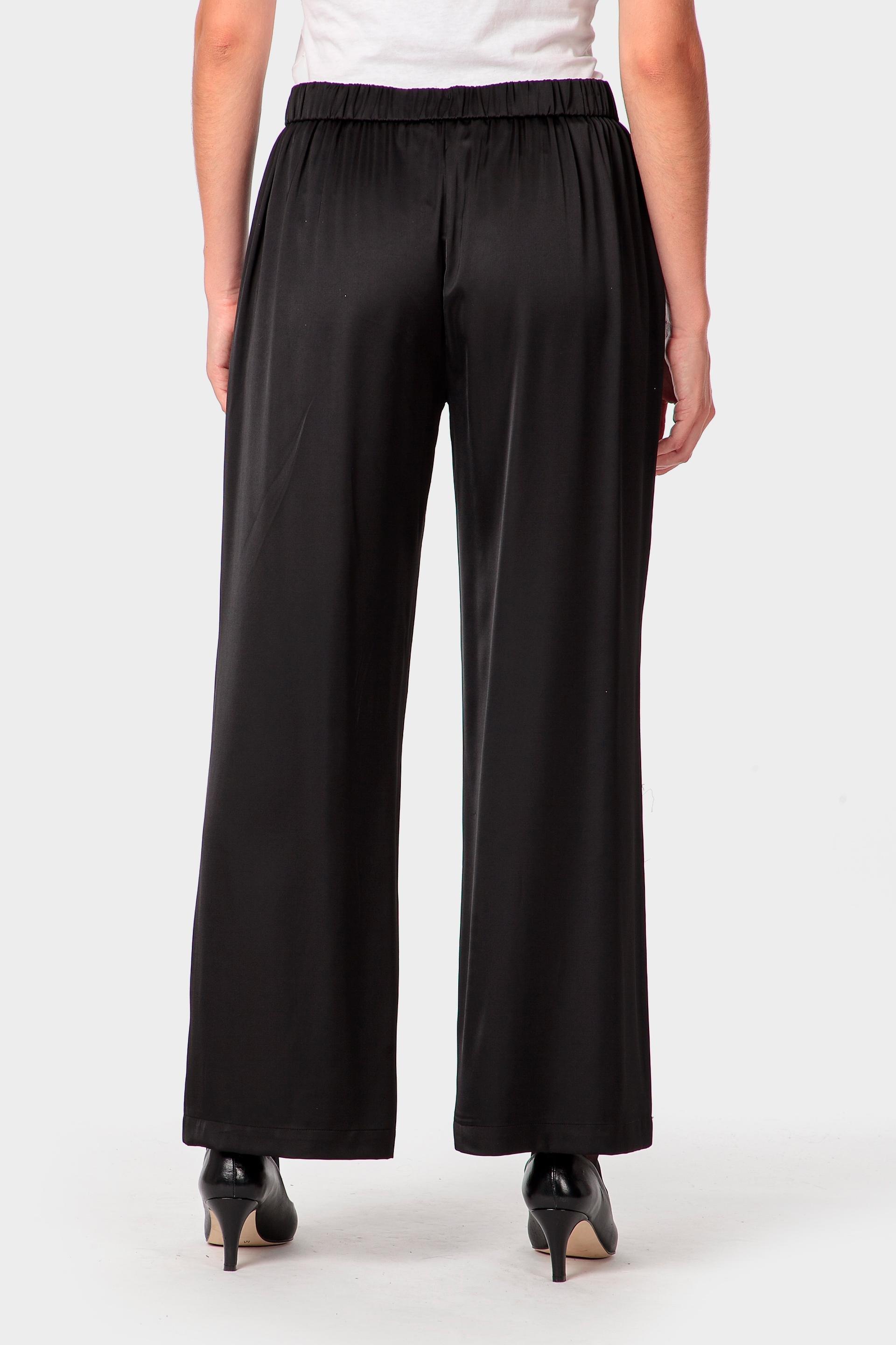 Black Satin Trousers, 3701_120, medium