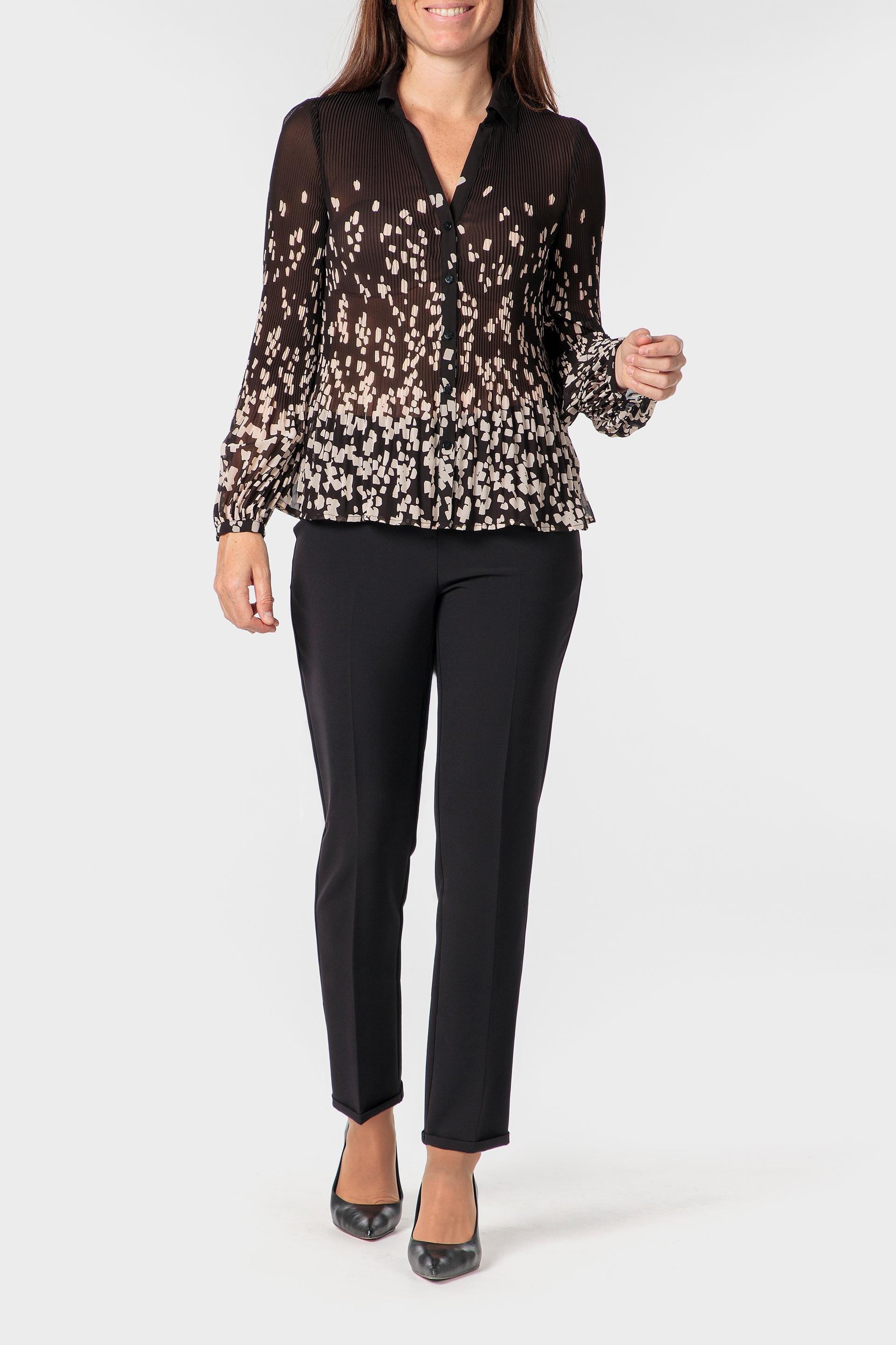 Black Capri Trousers, 3701_120, medium