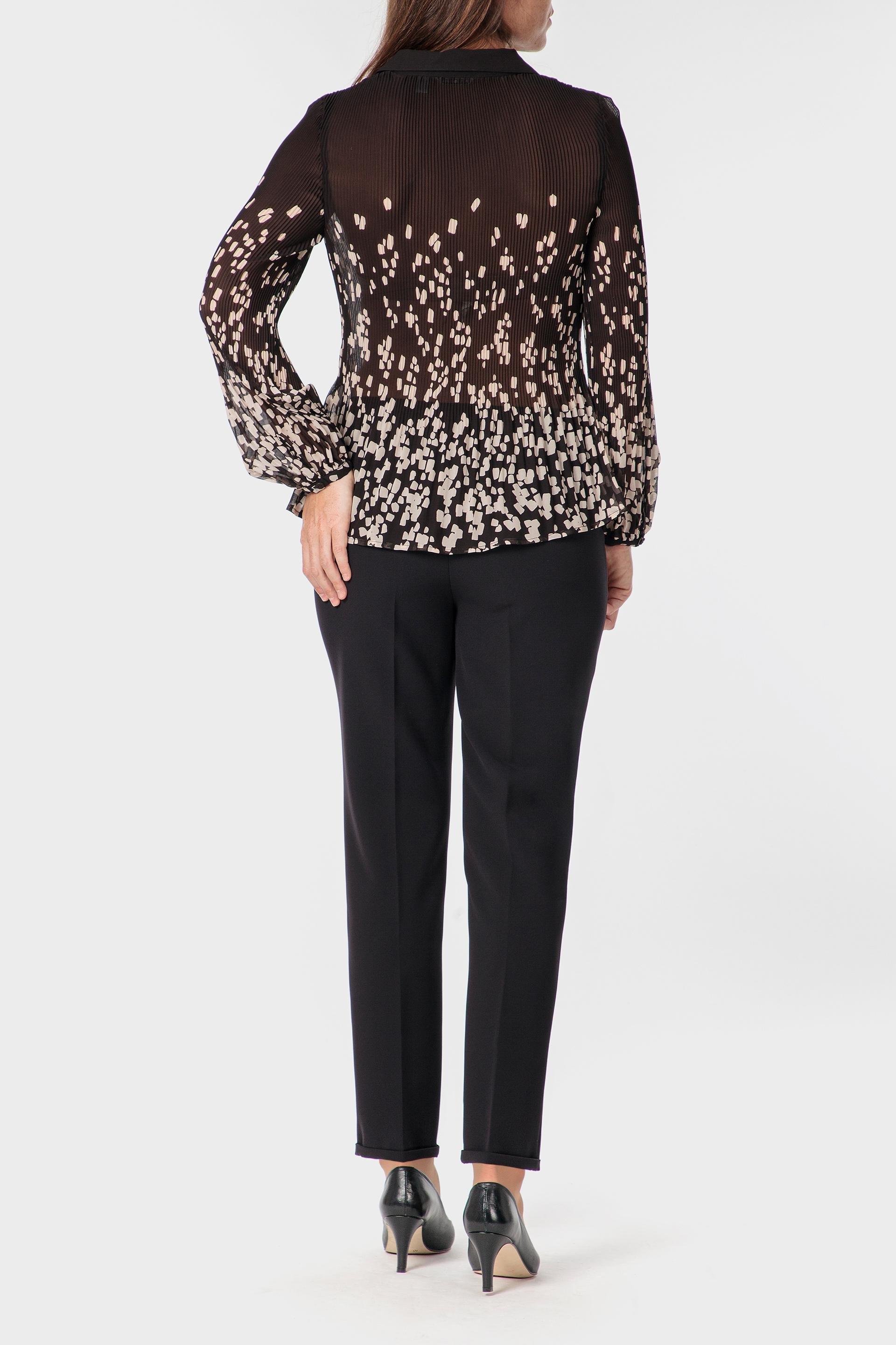 Black Capri Trousers, 3701_120, large image number 3