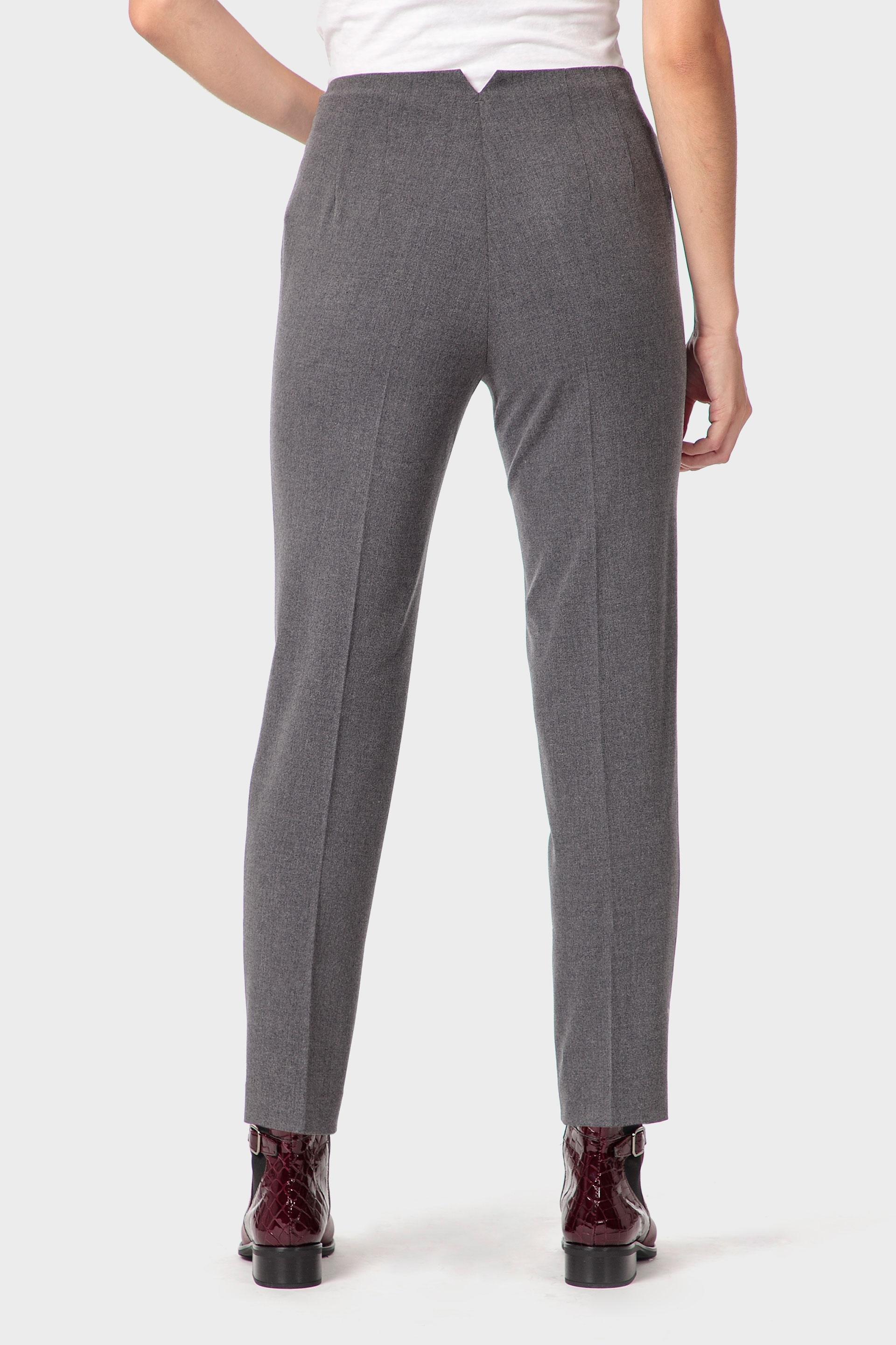 Grey Ankle Length Trousers, , large image number 2