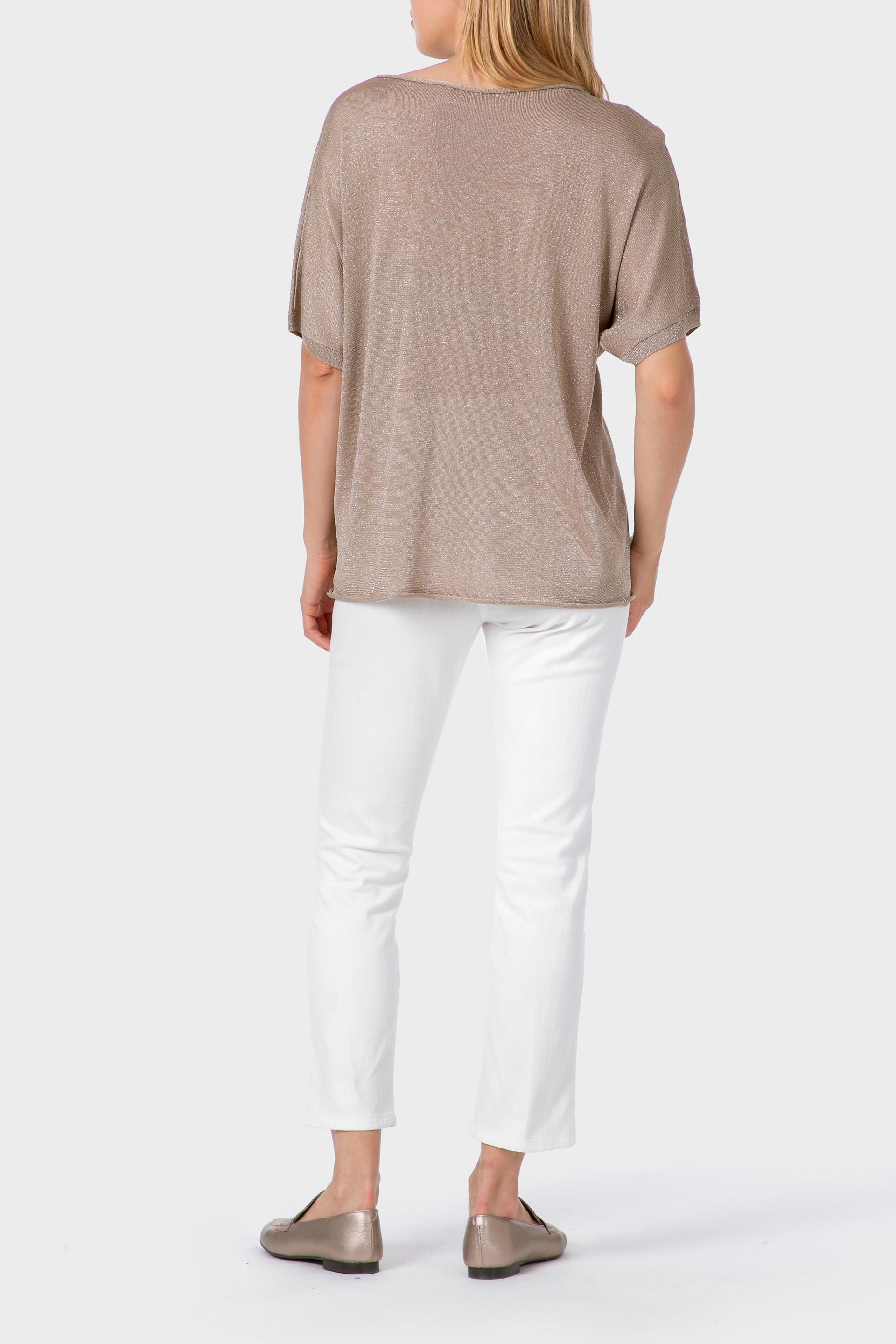 White Cotton Trousers, White, large image number 3