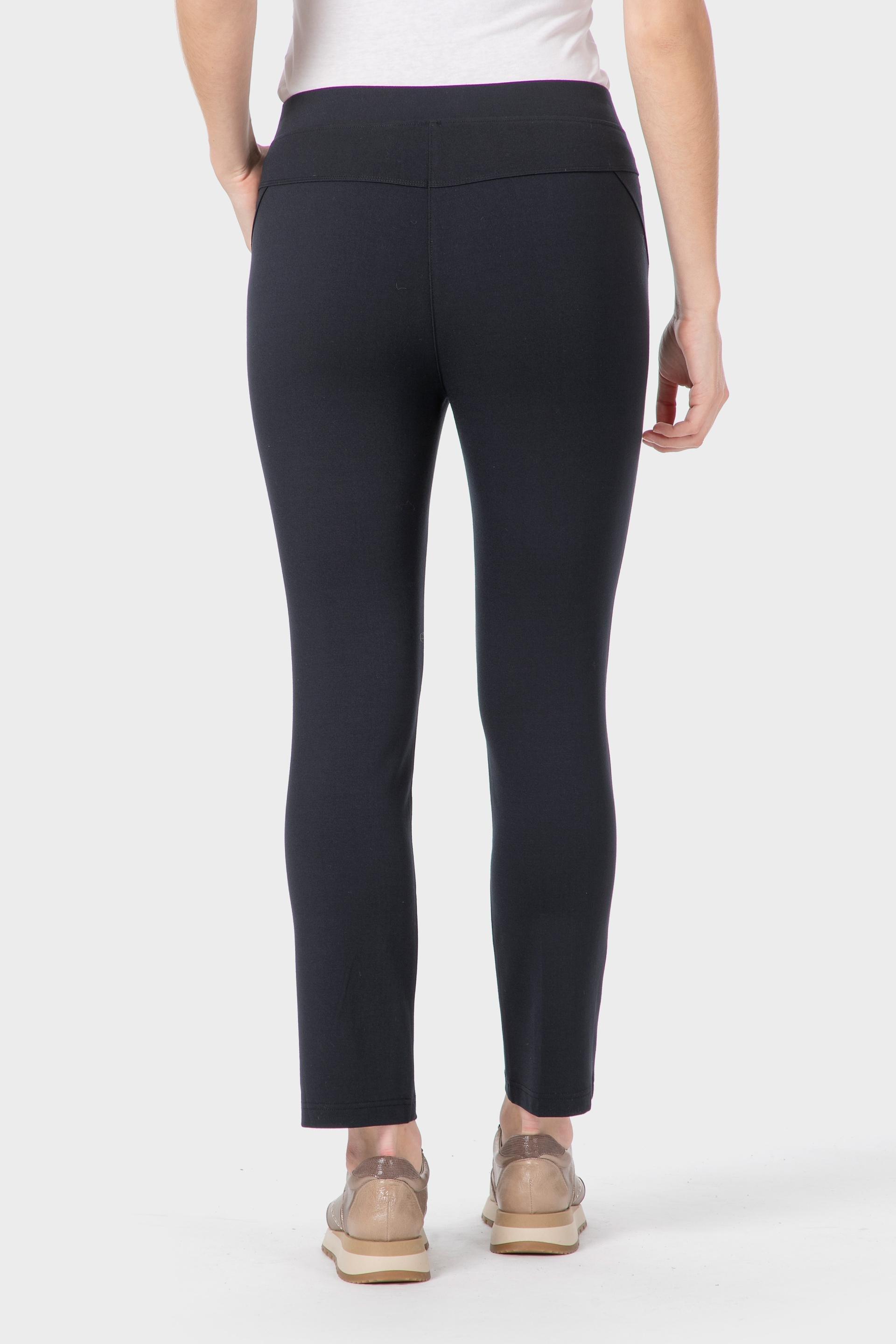 Black Ponte Di Roma Trousers, 3701_104, medium