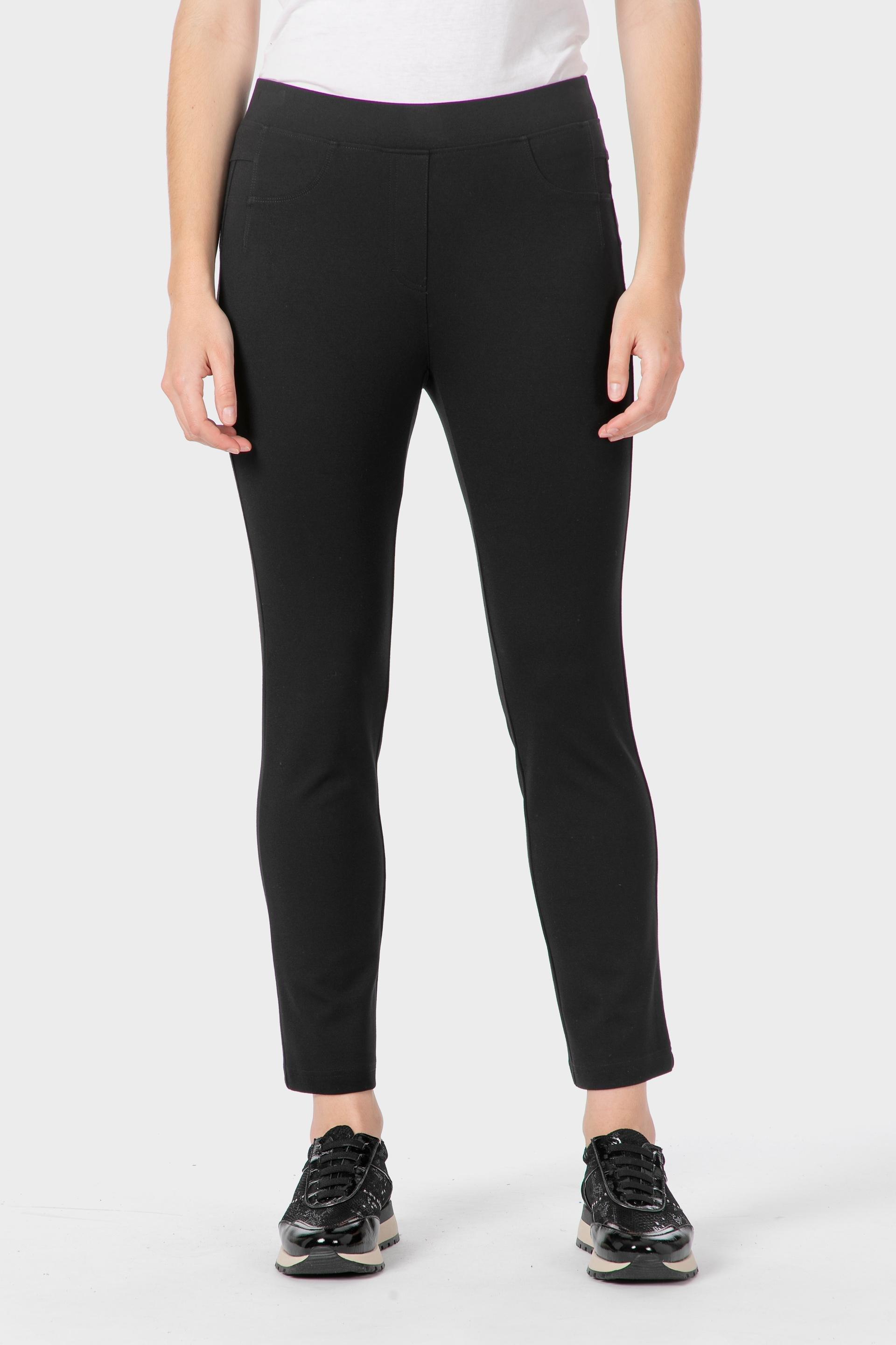 Black Ponte Di Roma Trousers, , medium