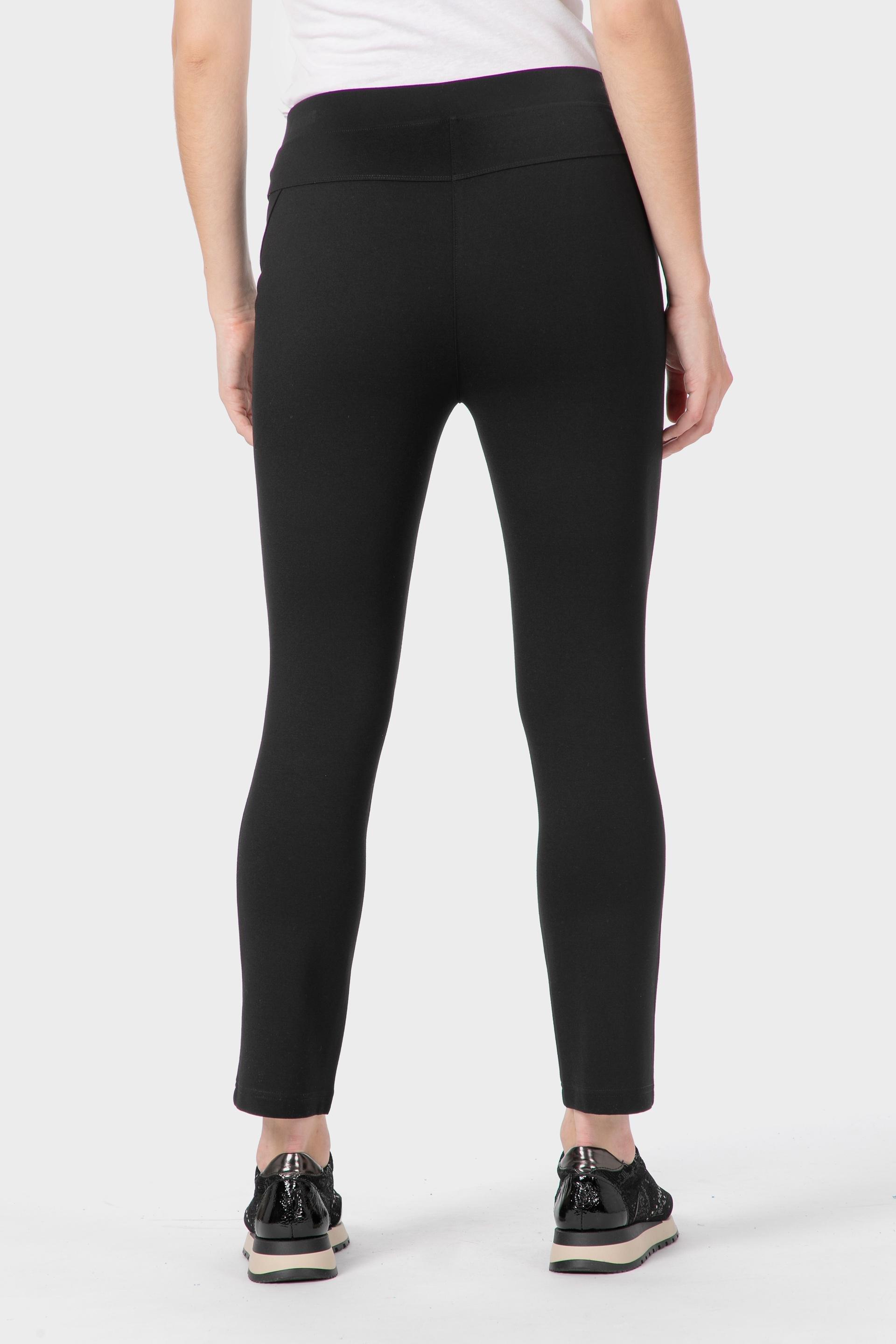 Black Ponte Di Roma Trousers, 3701_120, large image number 2