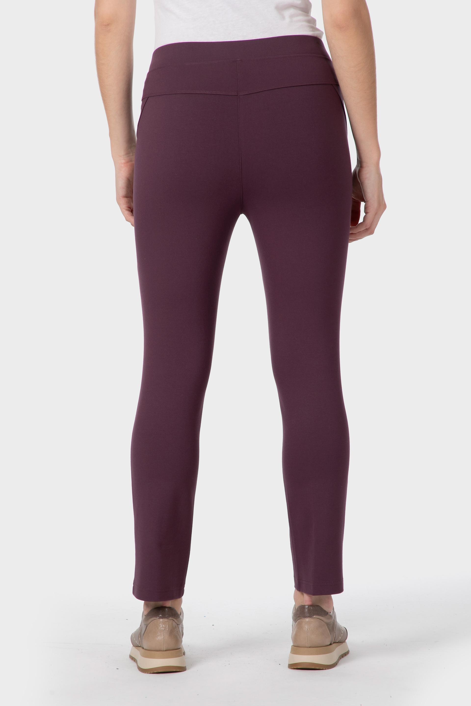 Purple Ponte Di Roma Trousers, 3701_143, medium