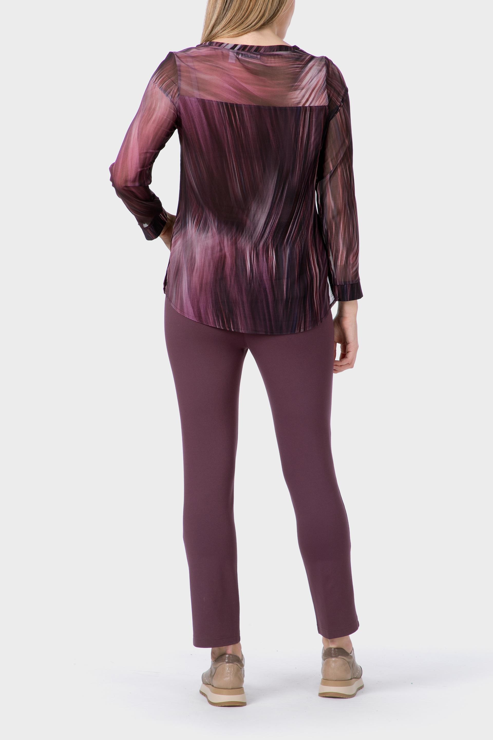 Purple Ponte Di Roma Trousers, 3701_143, large image number 3