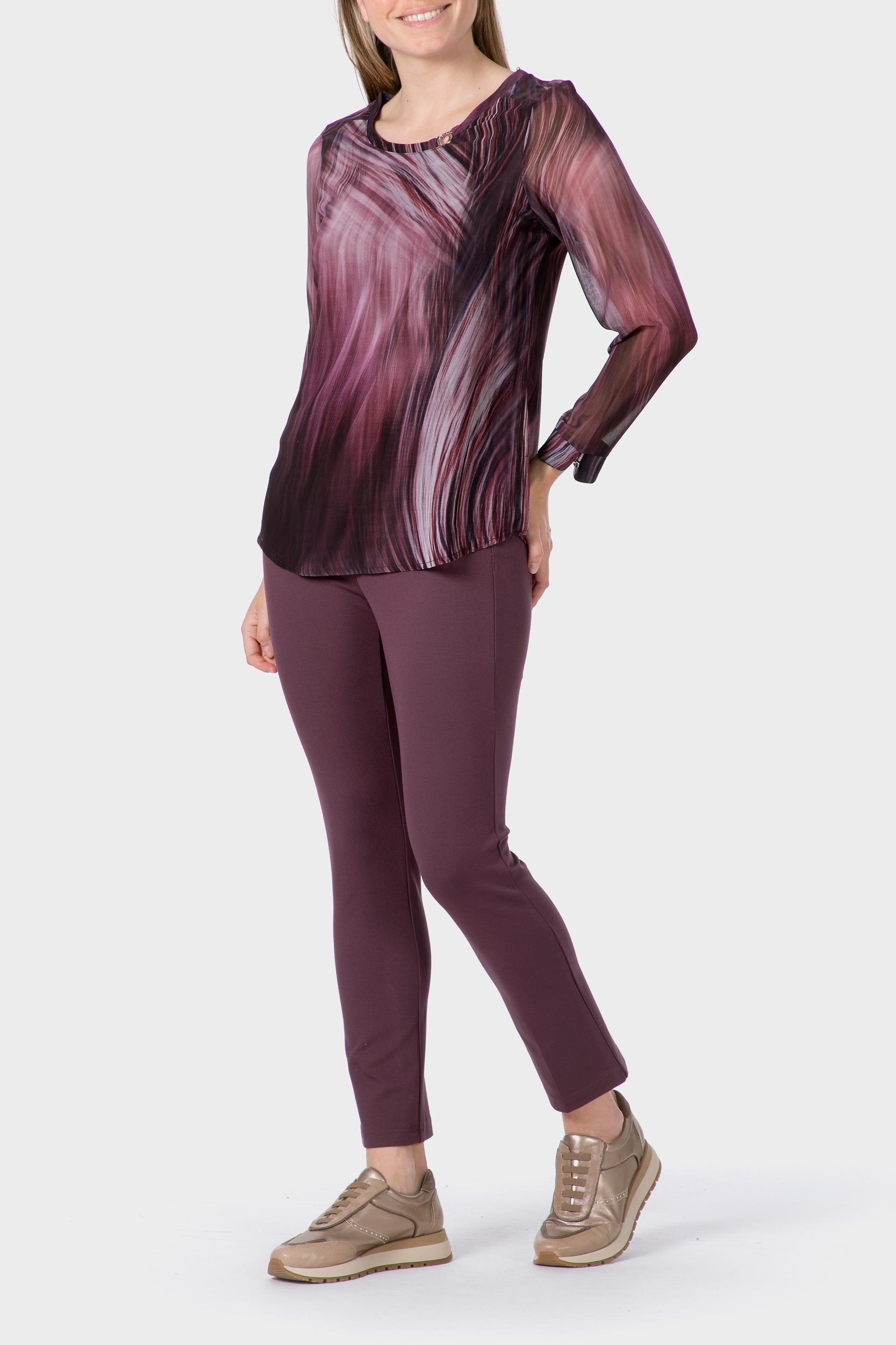 بنطال بونت دي روما، بنفسجي, Purple Auvergine, large image number 3