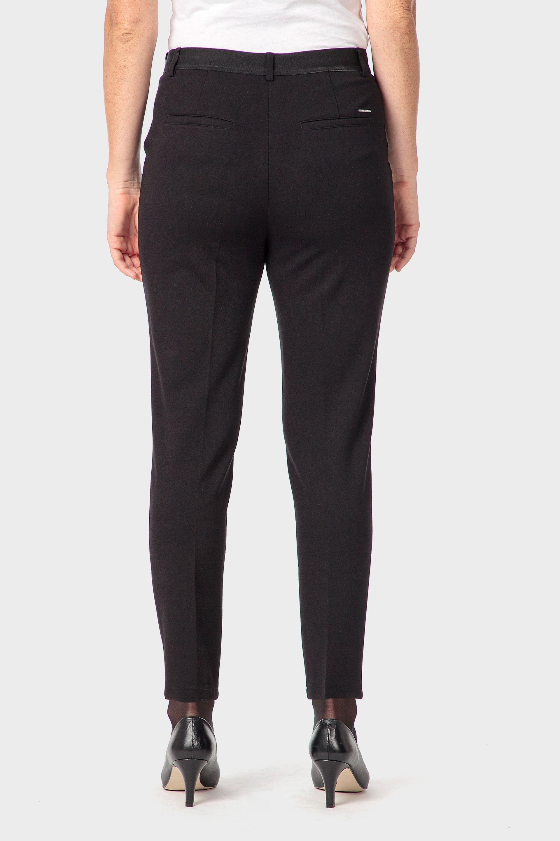 Black Capri Trousers, 3701_120, large image number 3